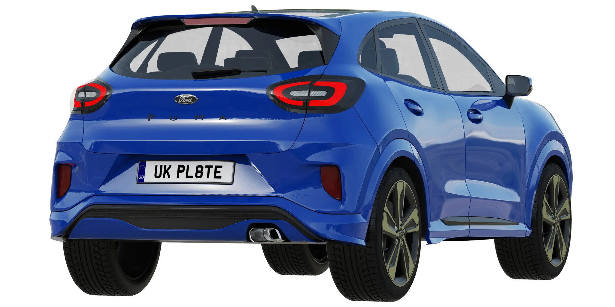 Ford Puma, 3D model preview 9