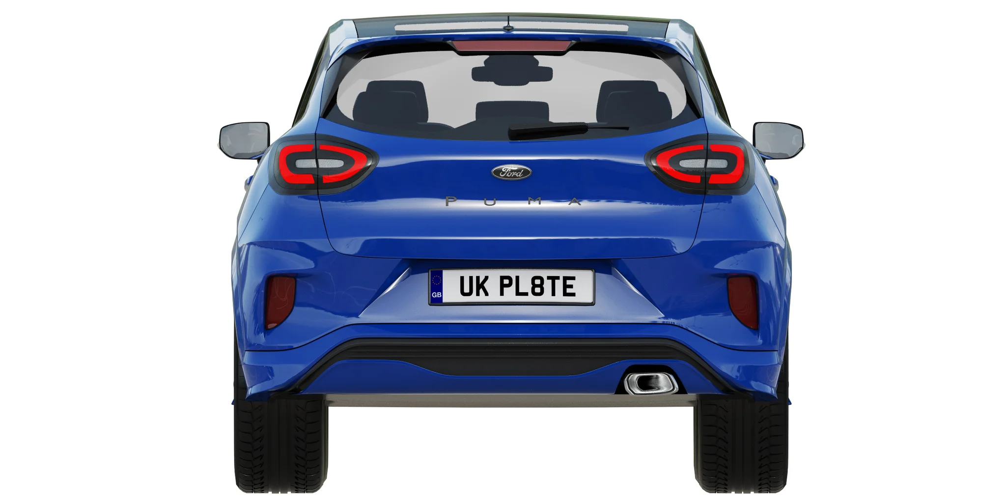 Ford Puma, 3D model preview 11