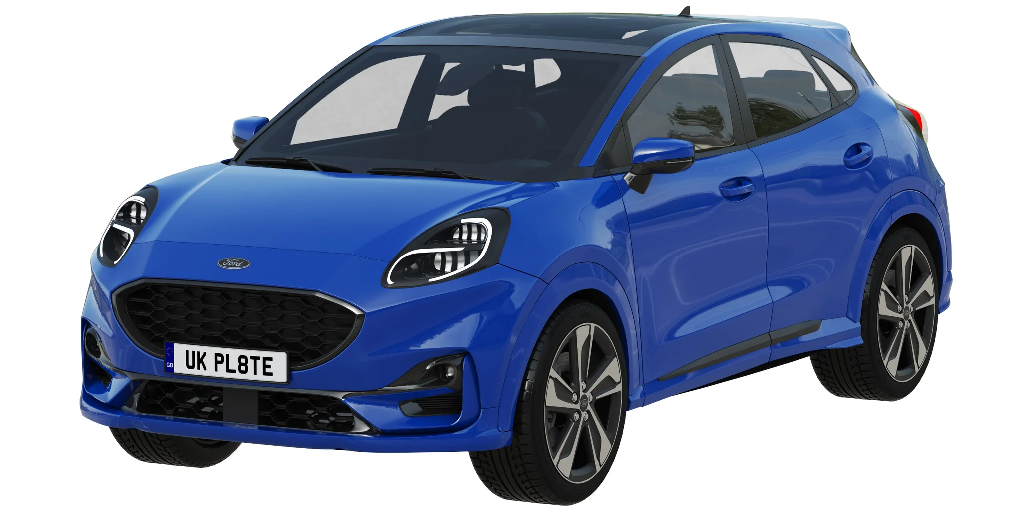 Ford Puma, 3D model preview 13