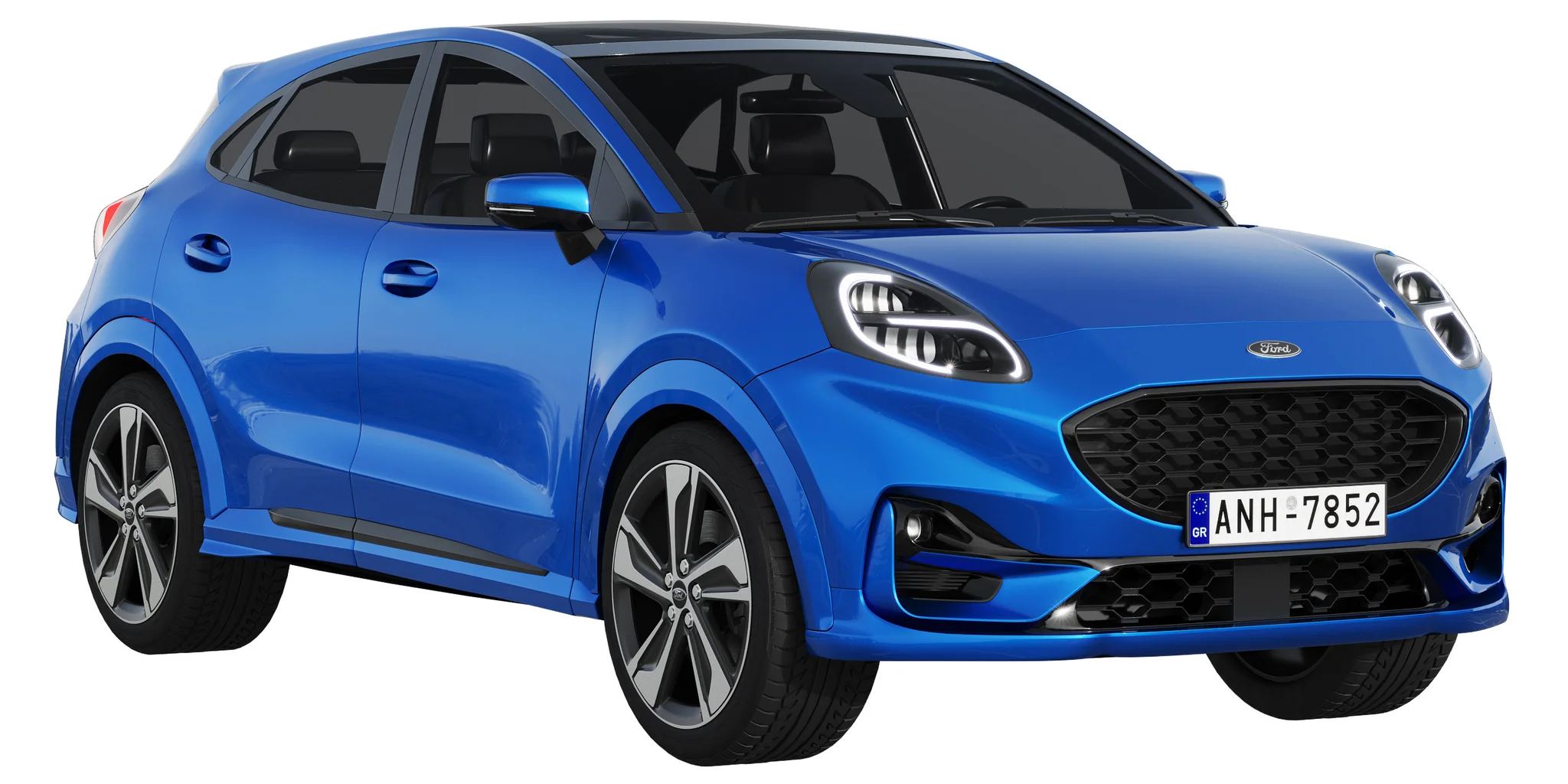Ford Puma, 3D model preview 15