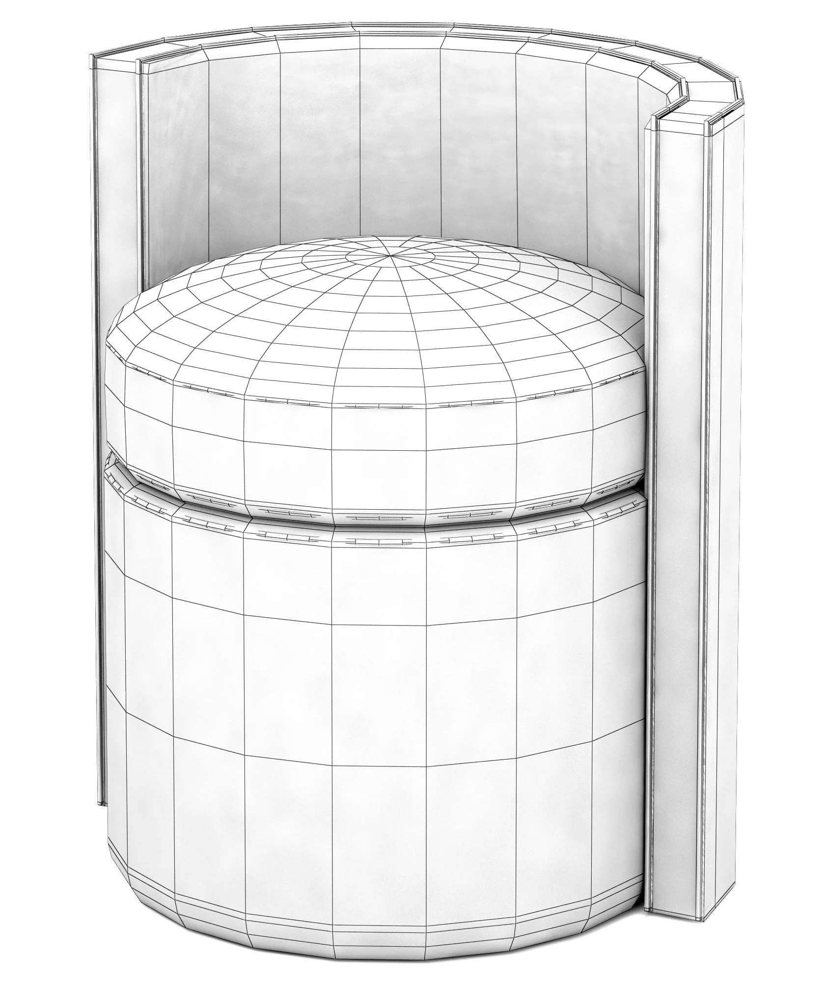 Eichholtz Stool Arcadia — 3D model preview 8