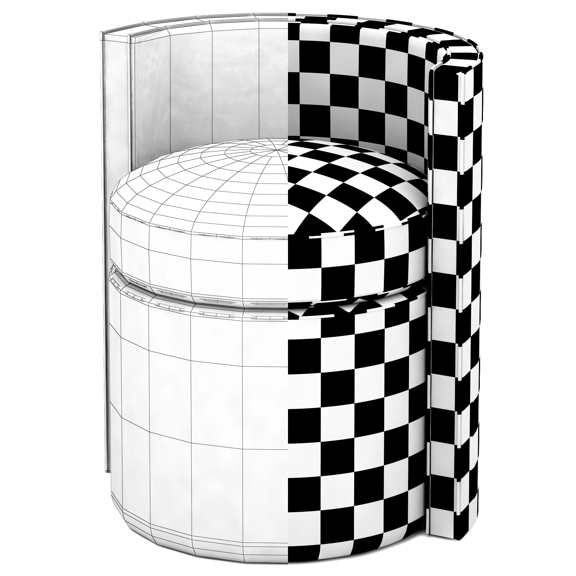 Eichholtz Stool Arcadia — 3D model preview 9