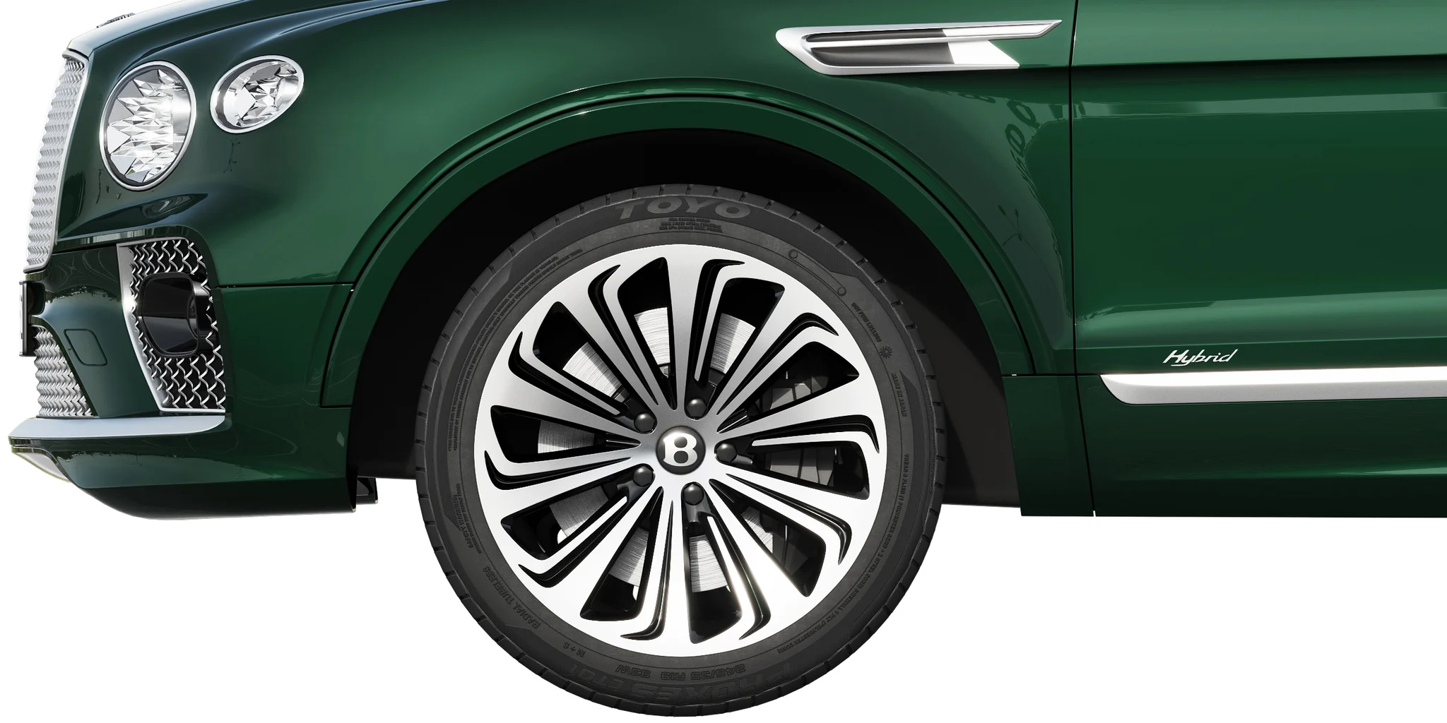 Bentley Bentayga Hybrid, 3D model preview 1