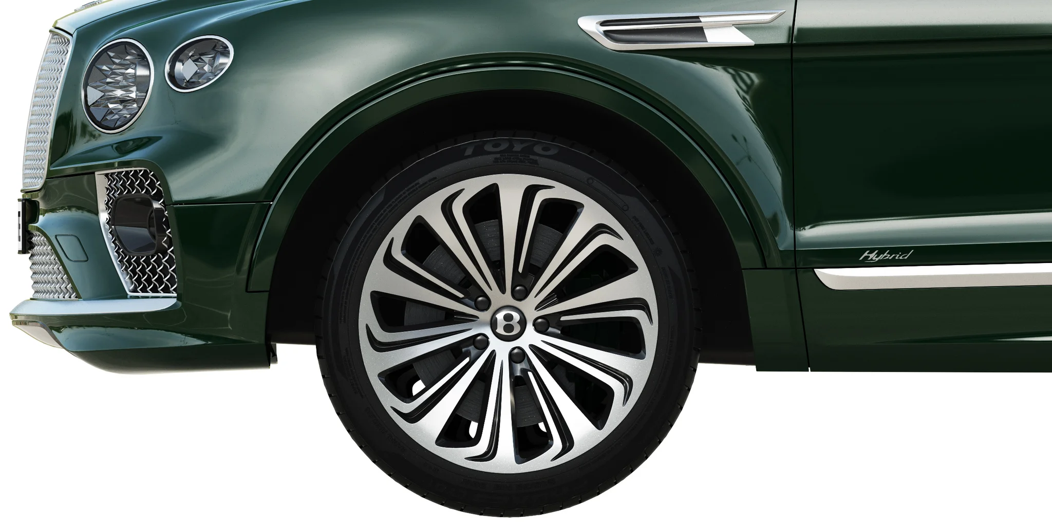 Bentley Bentayga Hybrid, 3D model preview 3