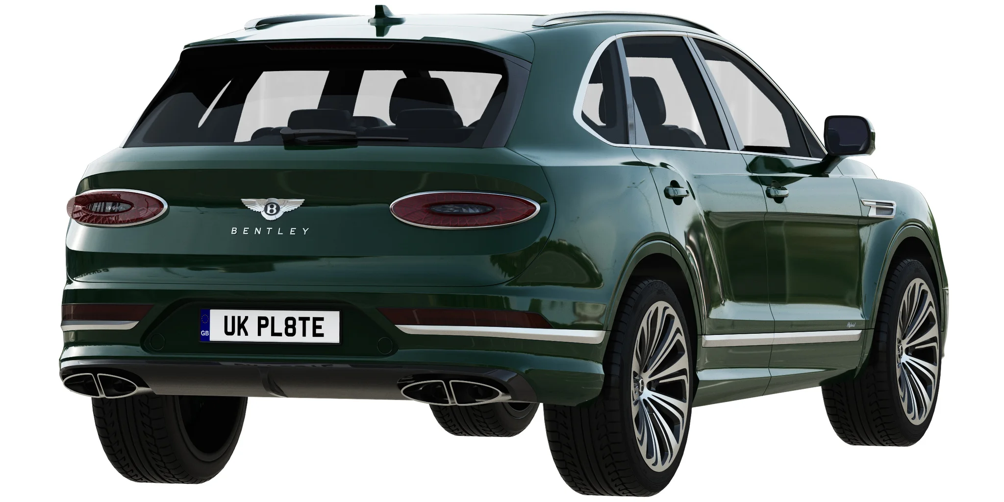 Bentley Bentayga Hybrid, 3D model preview 9