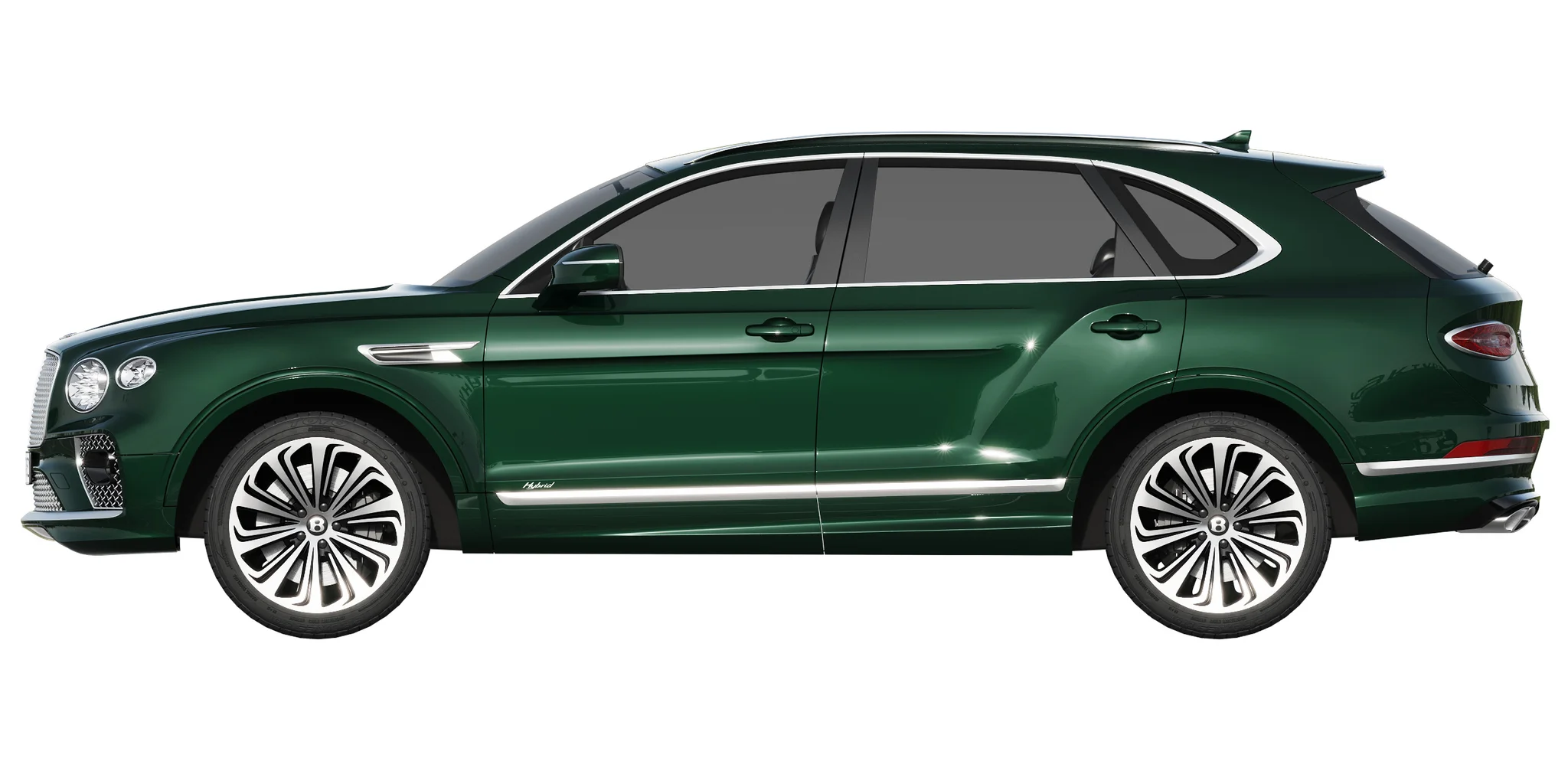 Bentley Bentayga Hybrid, 3D model preview 27