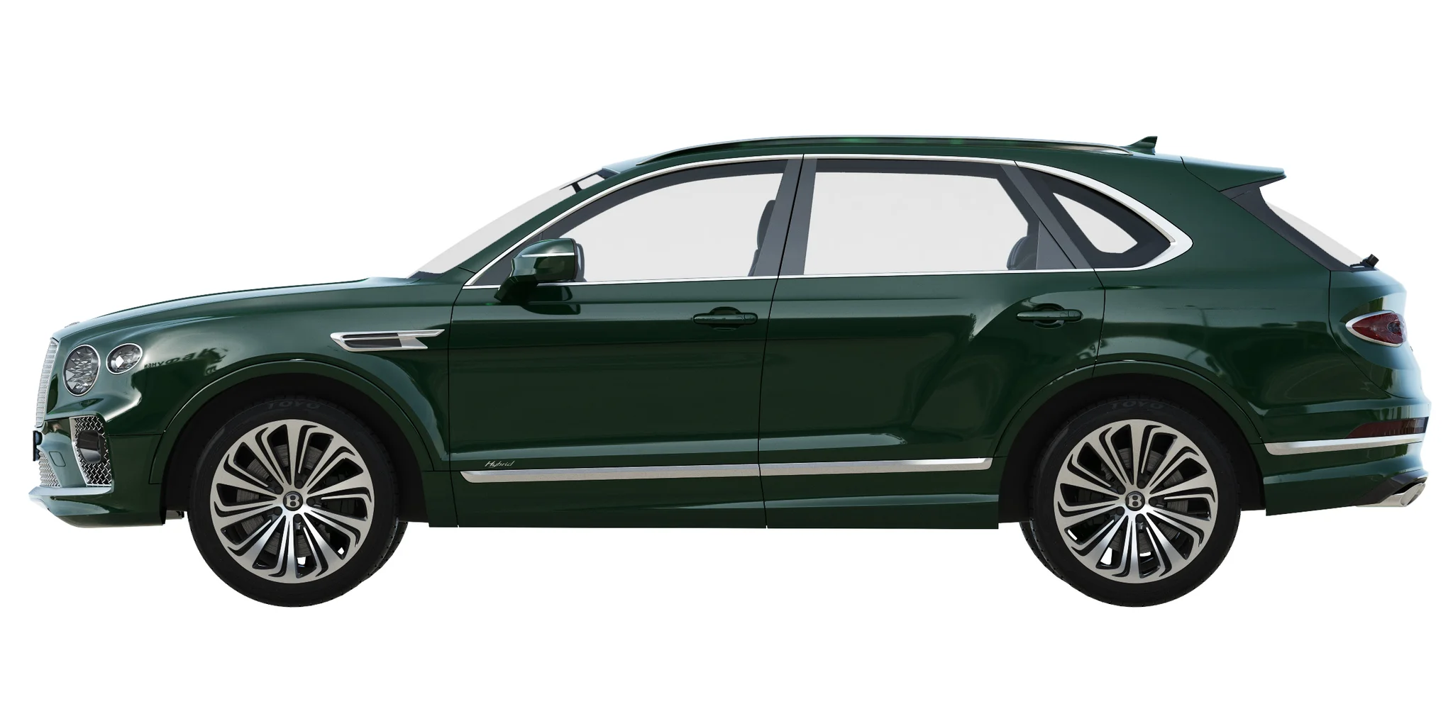 Bentley Bentayga Hybrid, 3D model preview 29