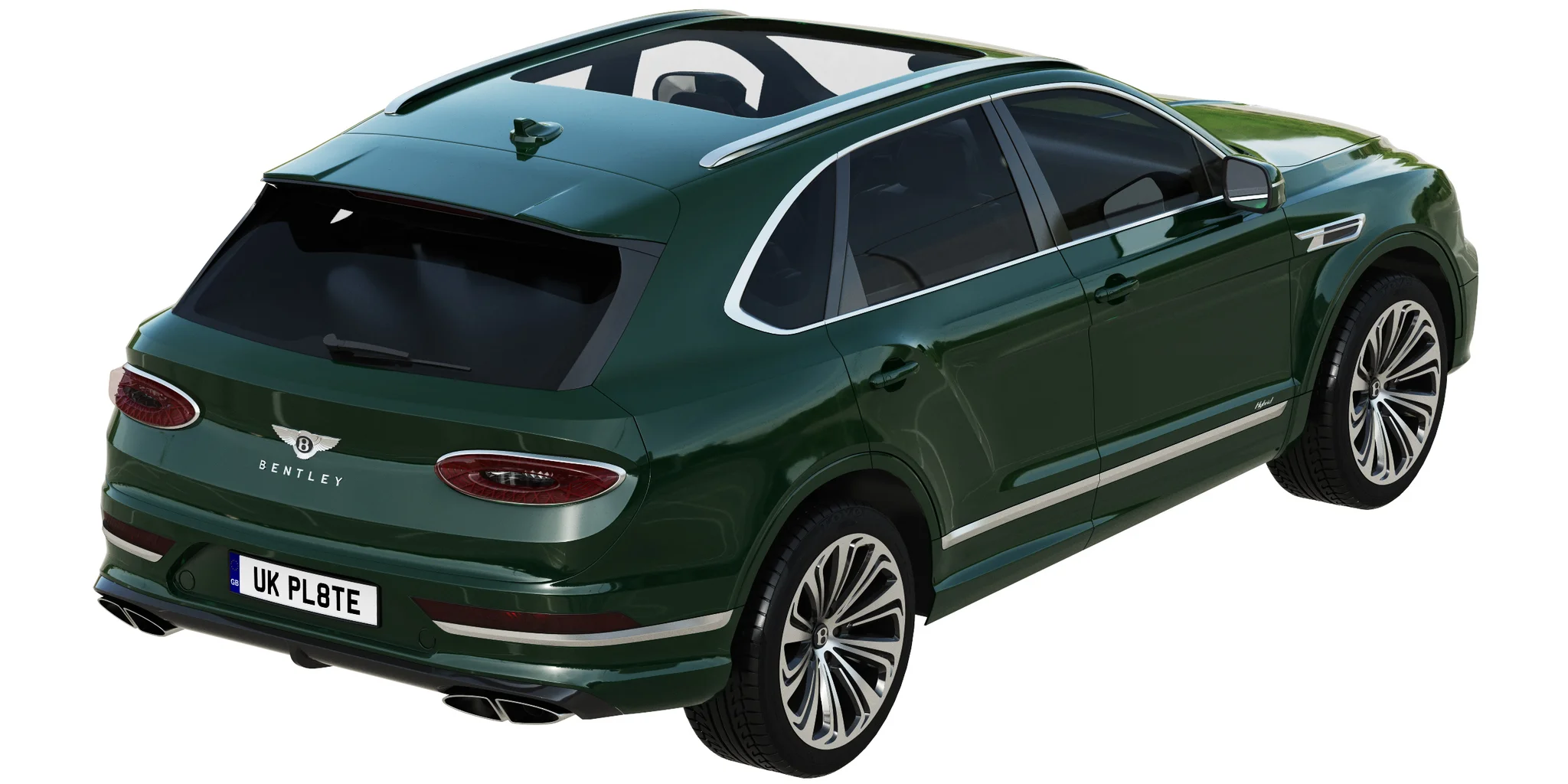 Bentley Bentayga Hybrid, 3D model preview 37