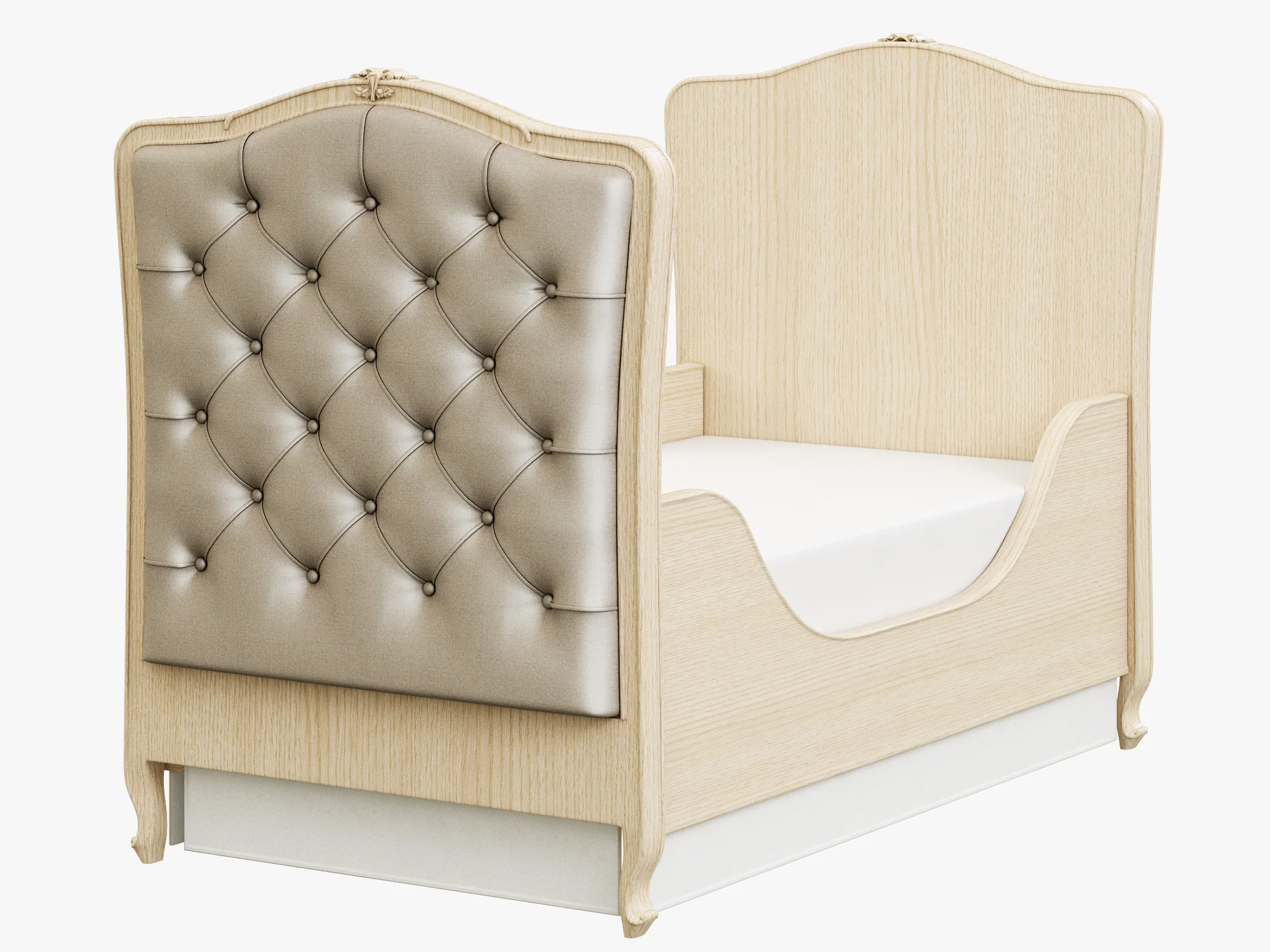 Restoration Hardware Colette Tufted Crib 2 — 3D model preview 1