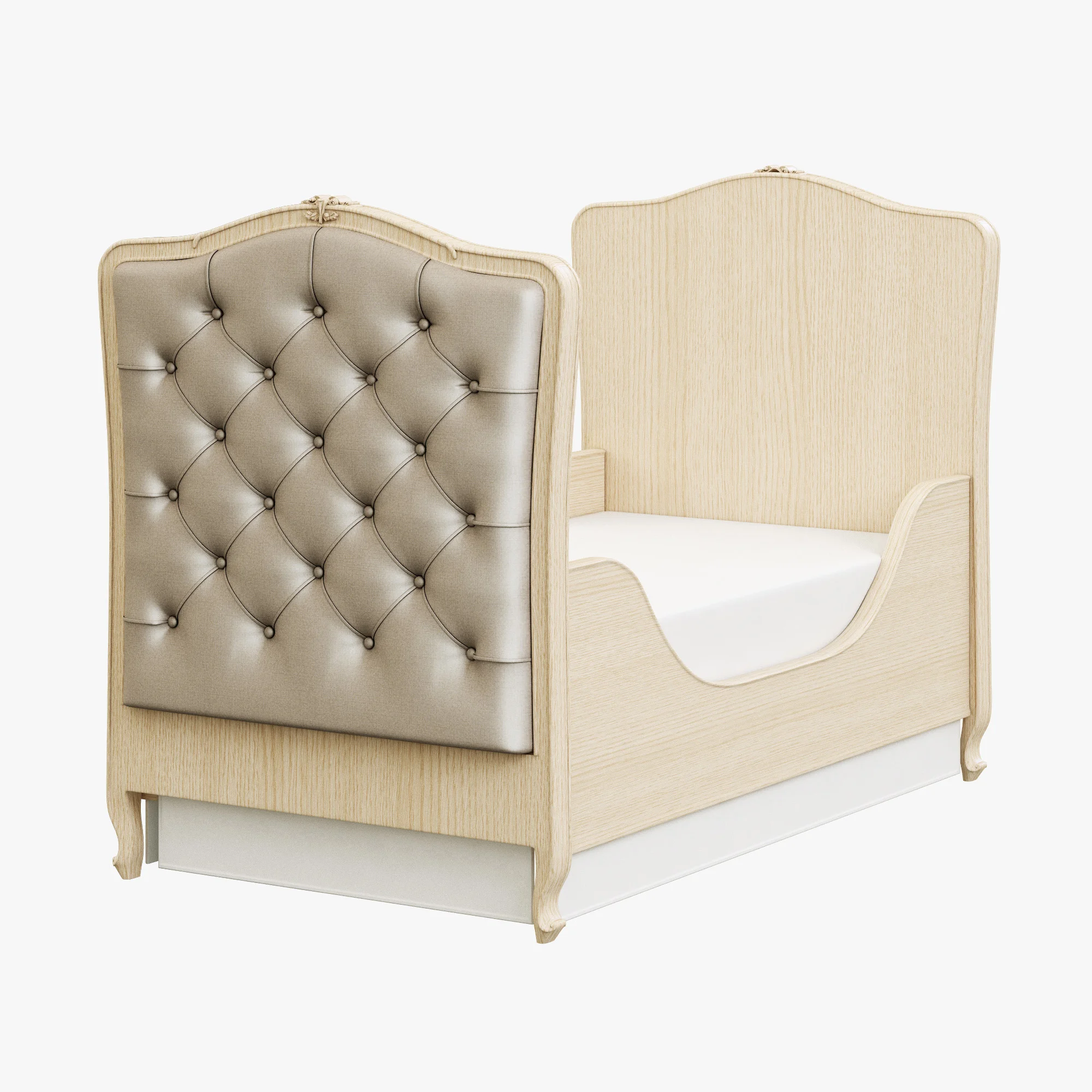Restoration Hardware Colette Tufted Crib 2 — 3D model preview 2