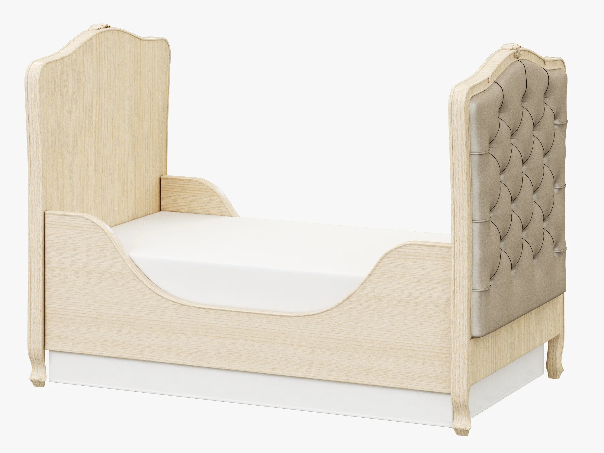 Restoration Hardware Colette Tufted Crib 2 — 3D model preview 4