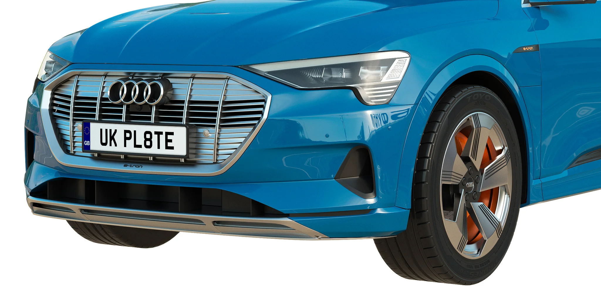 Audi E Tron, 3D model preview 25