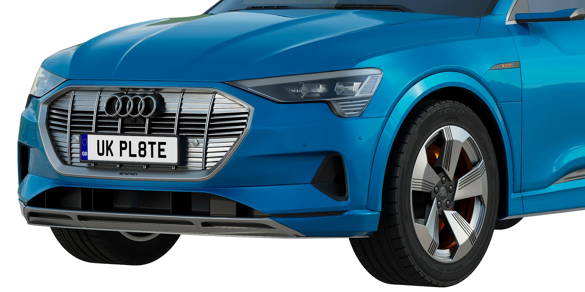 Audi E Tron, 3D model preview 2