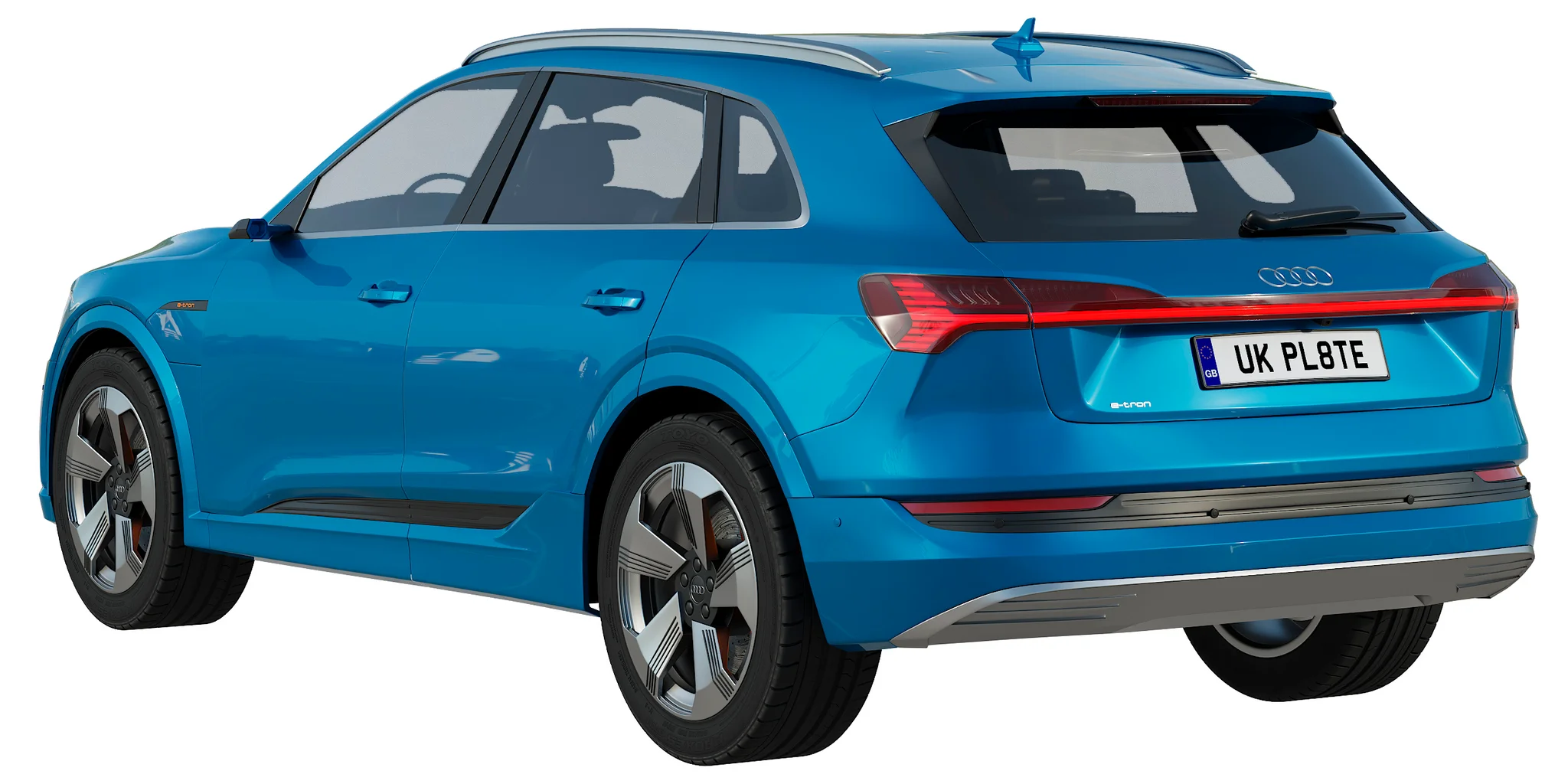 Audi E Tron, 3D model preview 15