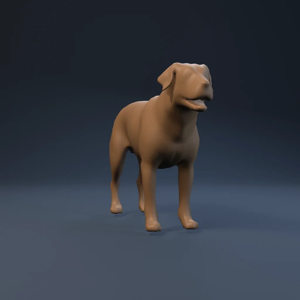 Dog Basemesh 05