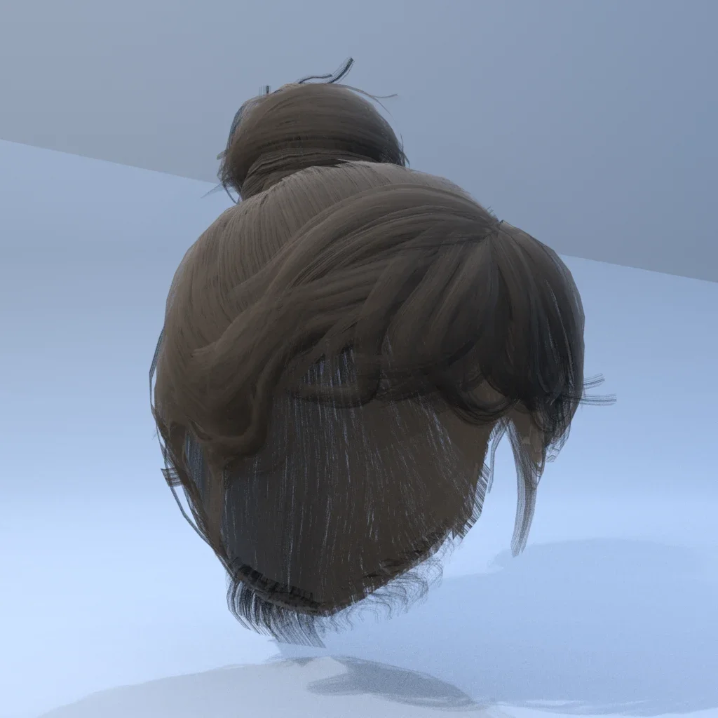 Korean Girl Hair 02