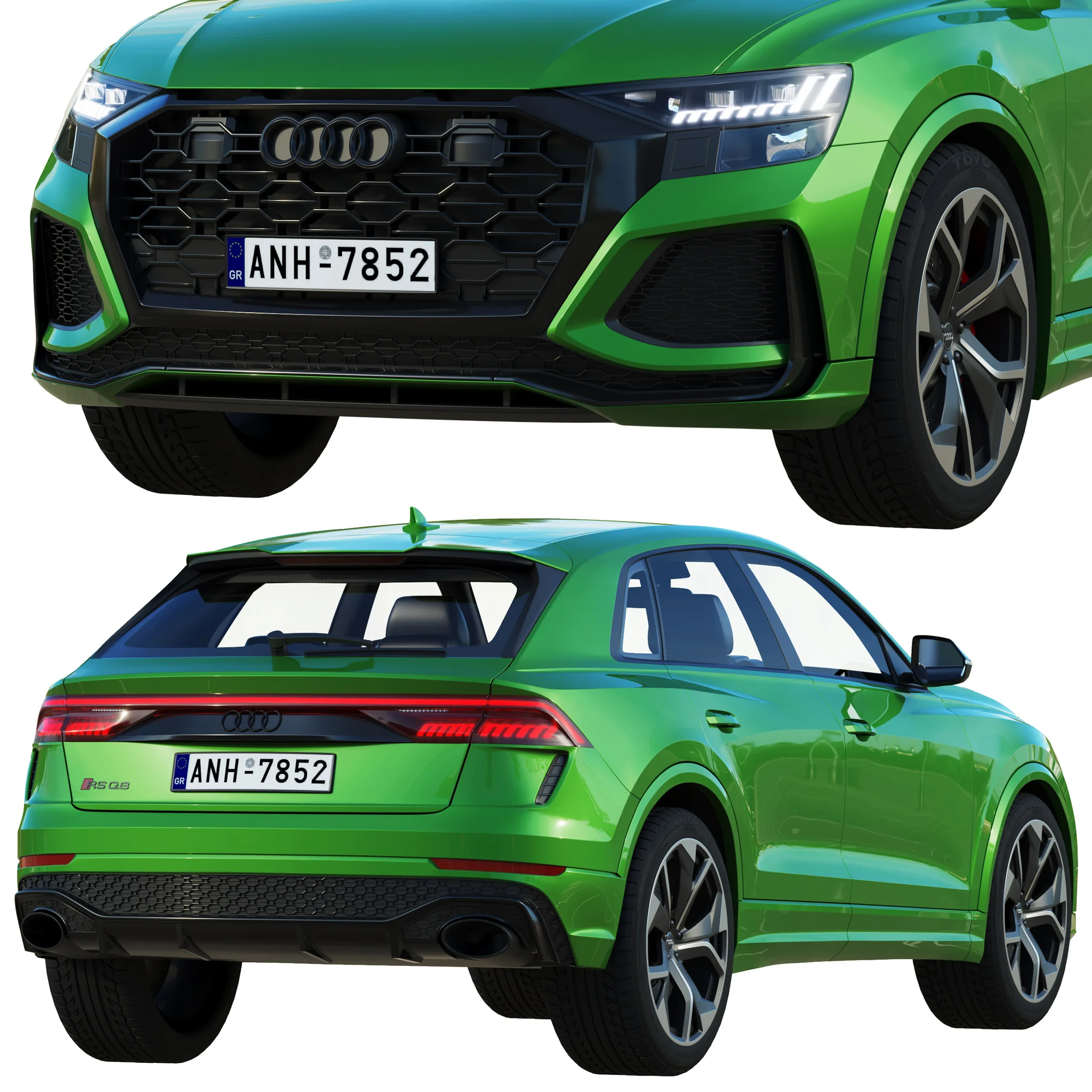 Audi RS Q8, 3D model preview 4