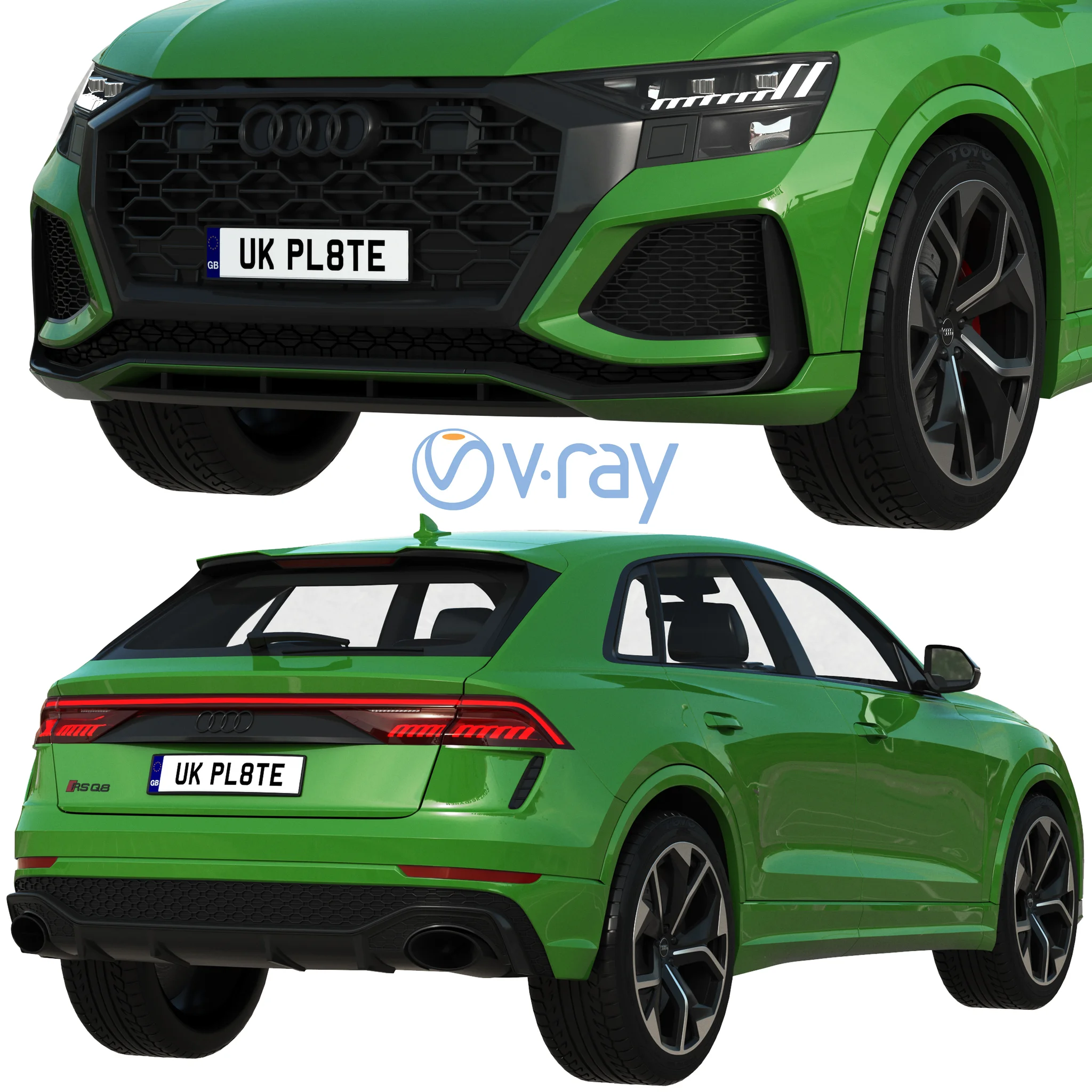 Audi RS Q8, 3D model preview 6
