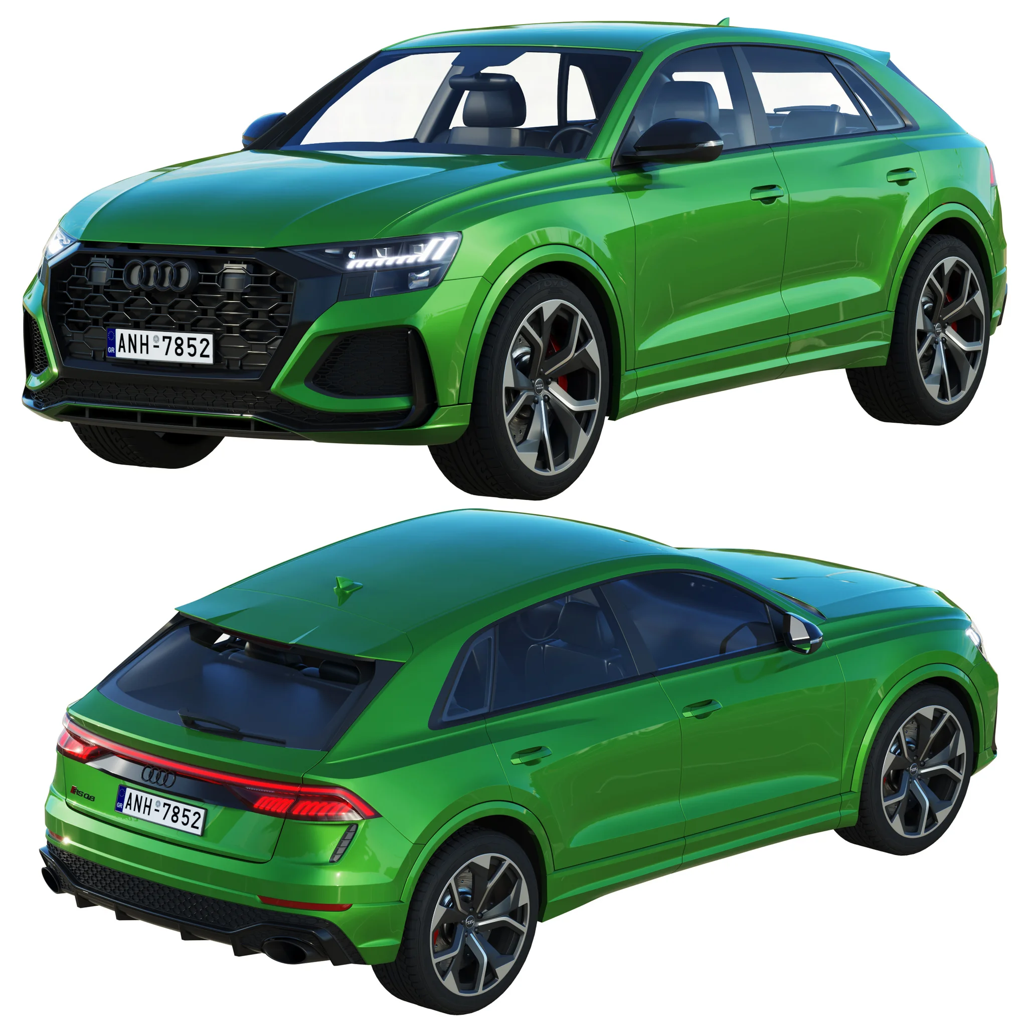 Audi RS Q8, 3D model preview 8