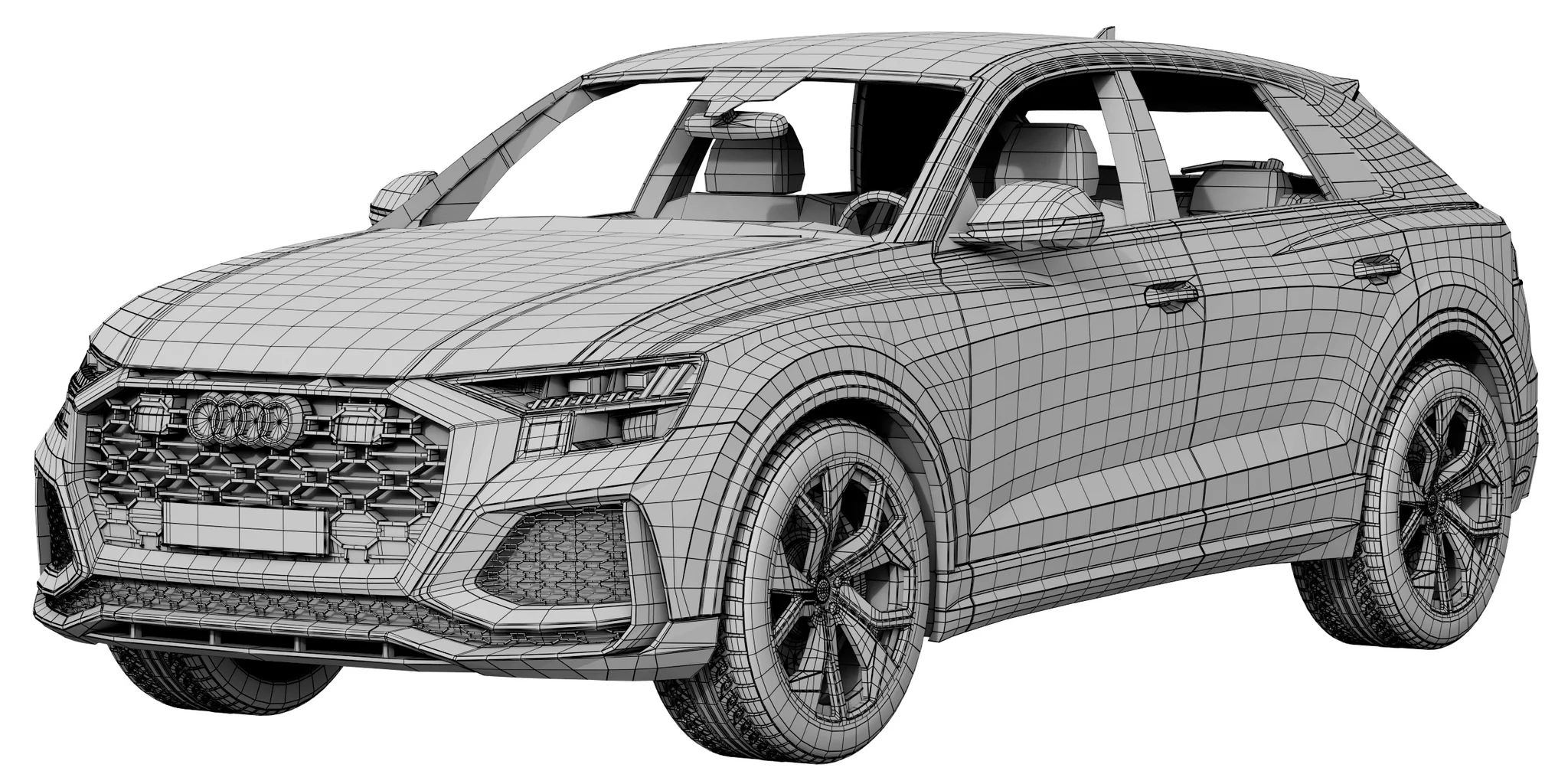 Audi RS Q8, 3D model preview 13