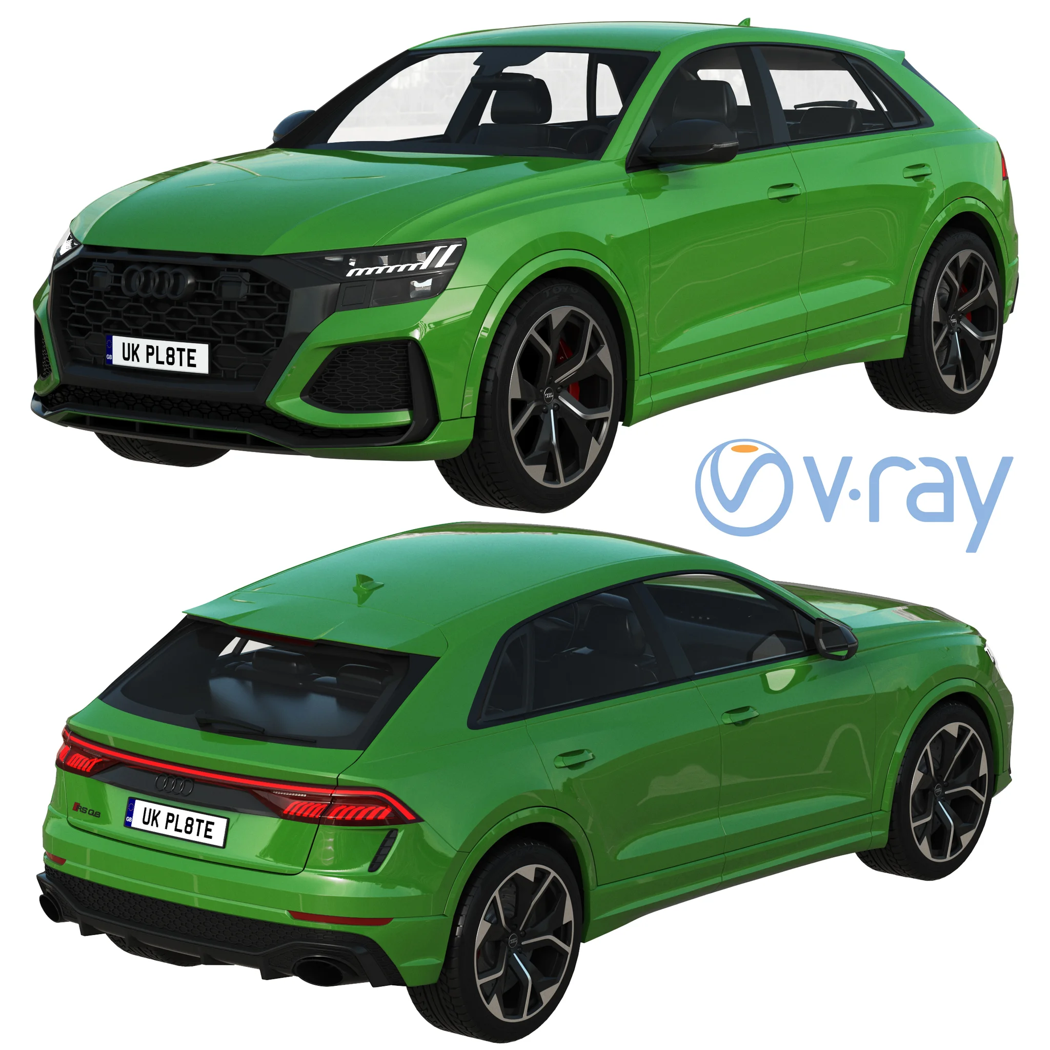 Audi RS Q8, 3D model preview 15