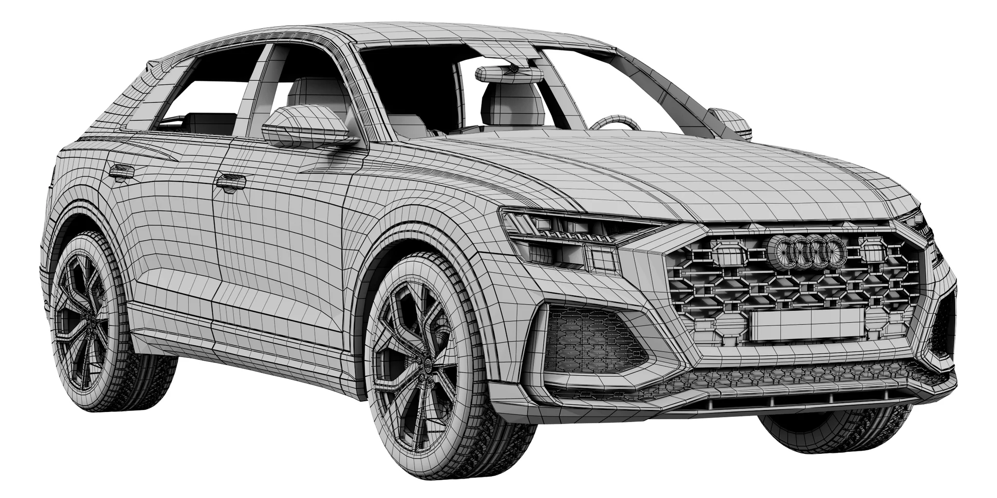 Audi RS Q8, 3D model preview 19