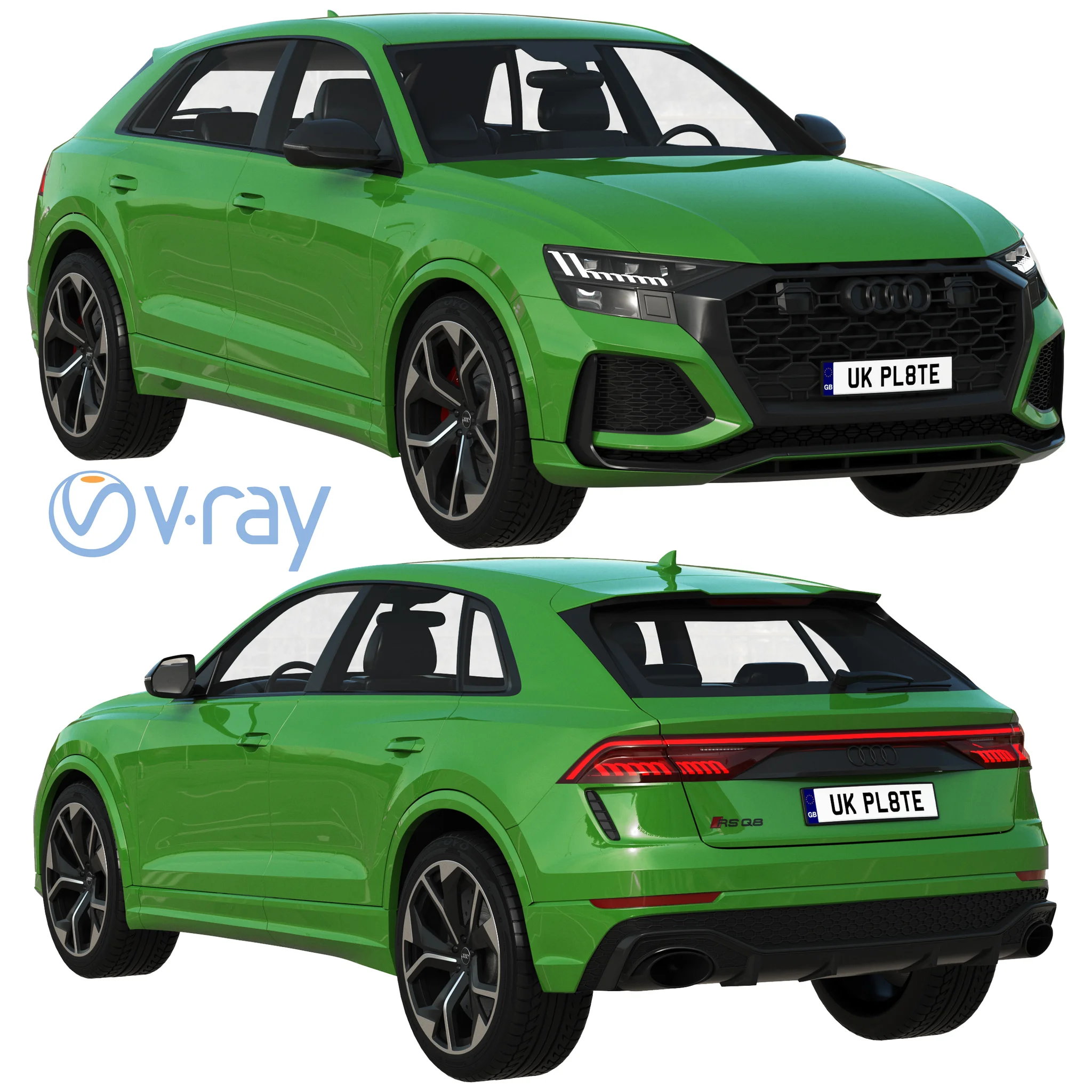 Audi RS Q8, 3D model preview 23