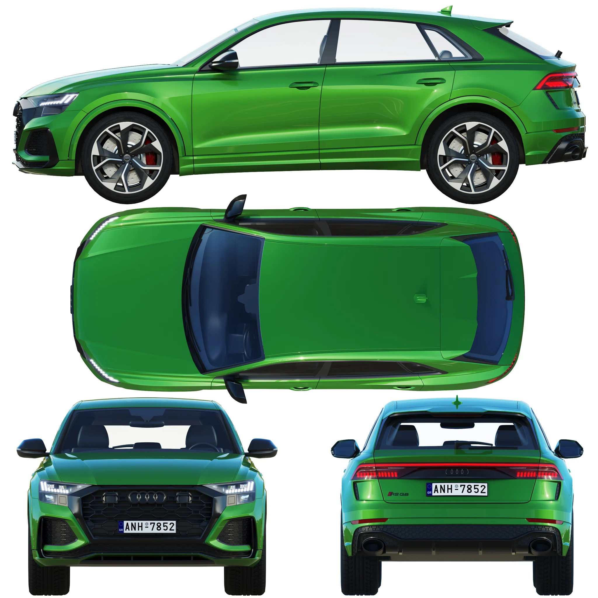 Audi RS Q8, 3D model preview 31