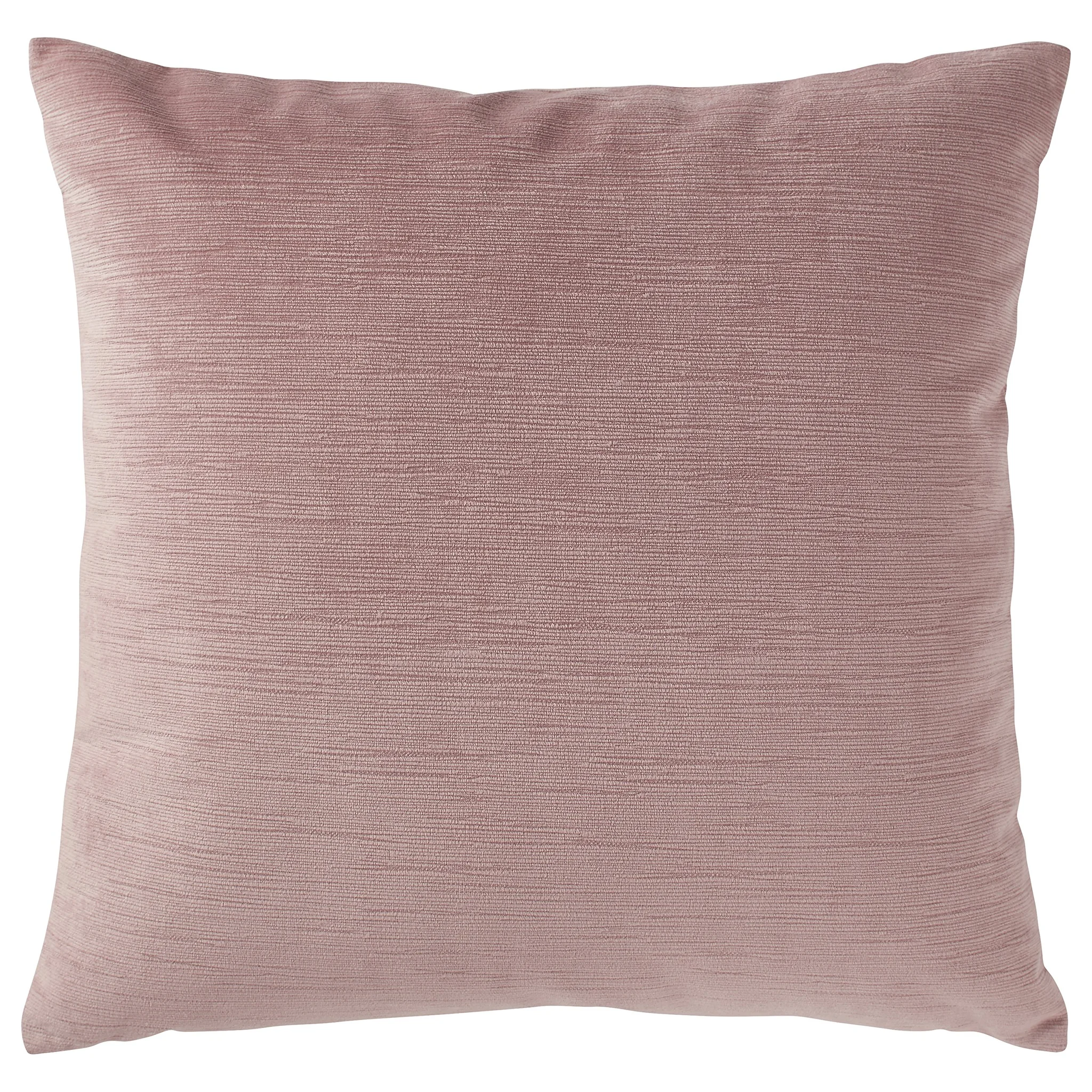 Mauve Velvet Striated Decorative Throw Pillow