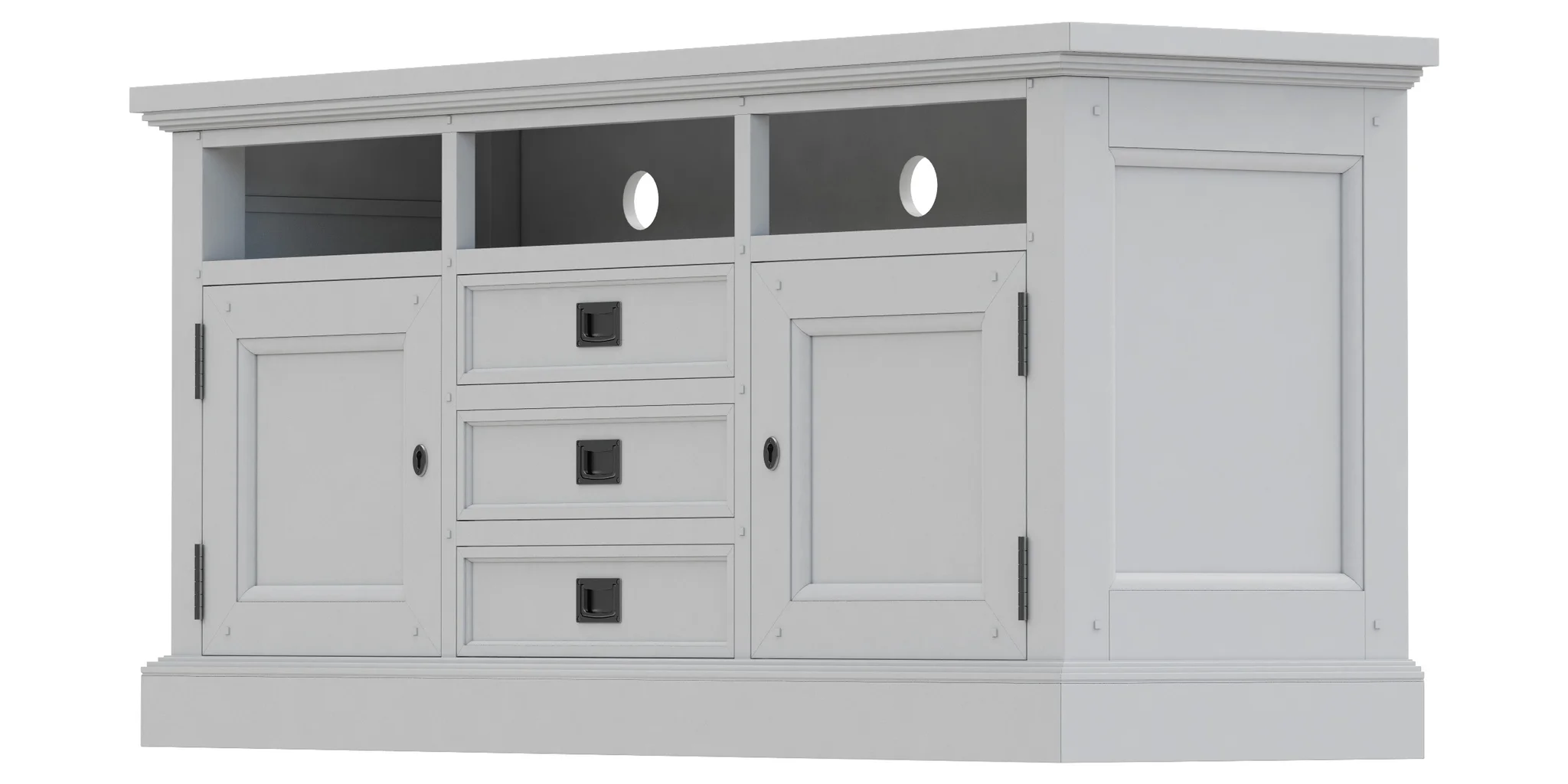 Dantone Home Oxford TV Stand — 3D model preview 6