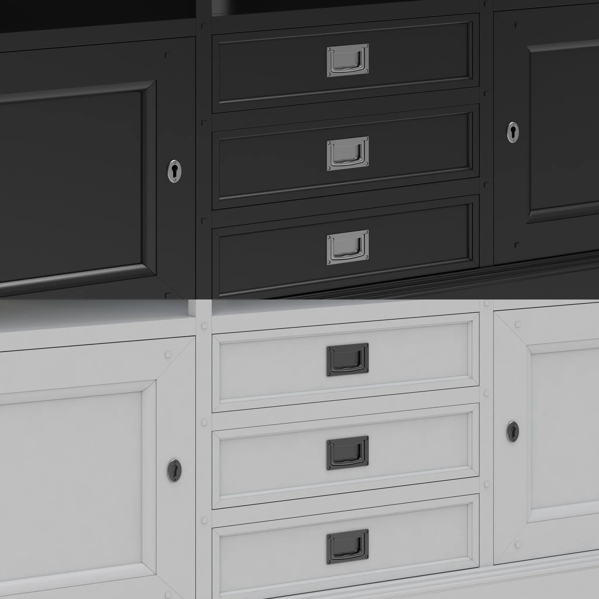 Dantone Home Oxford TV Stand — 3D model preview 14