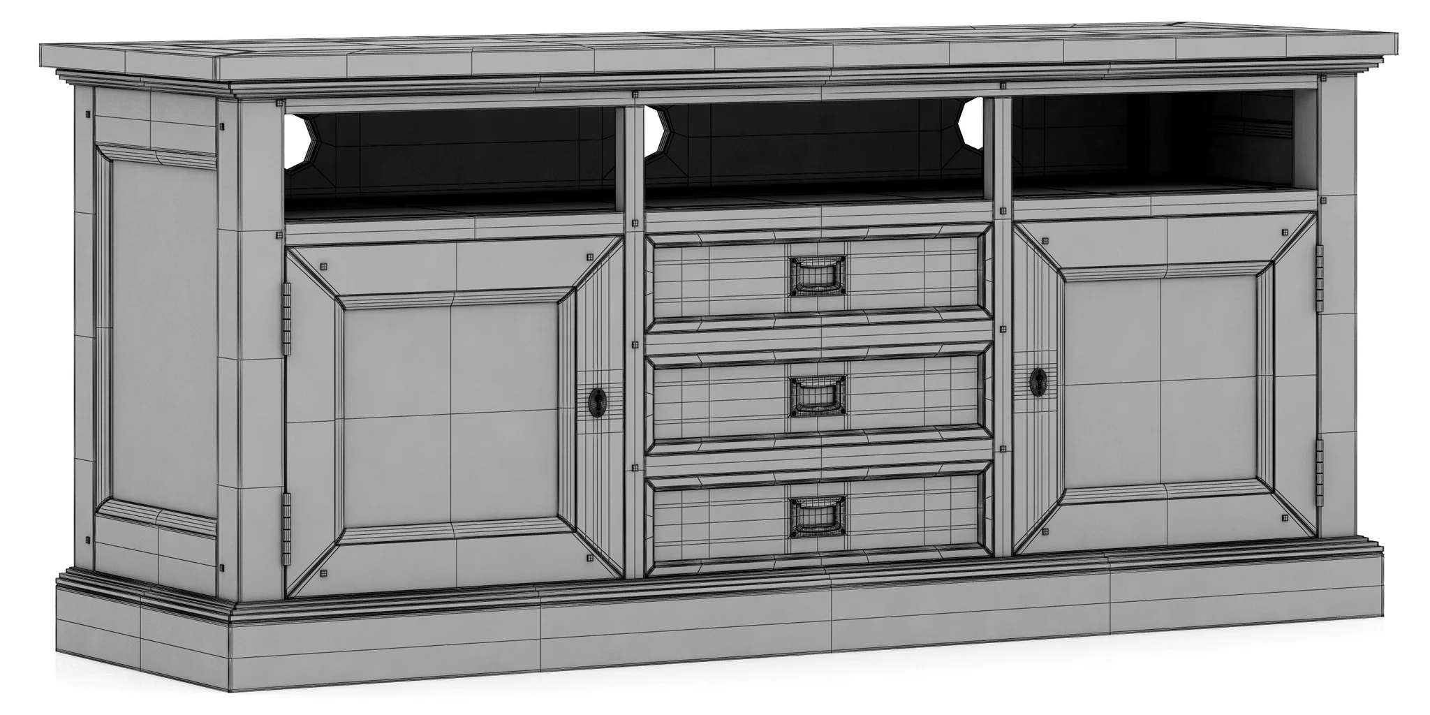 Dantone Home Oxford TV Stand — 3D model preview 18