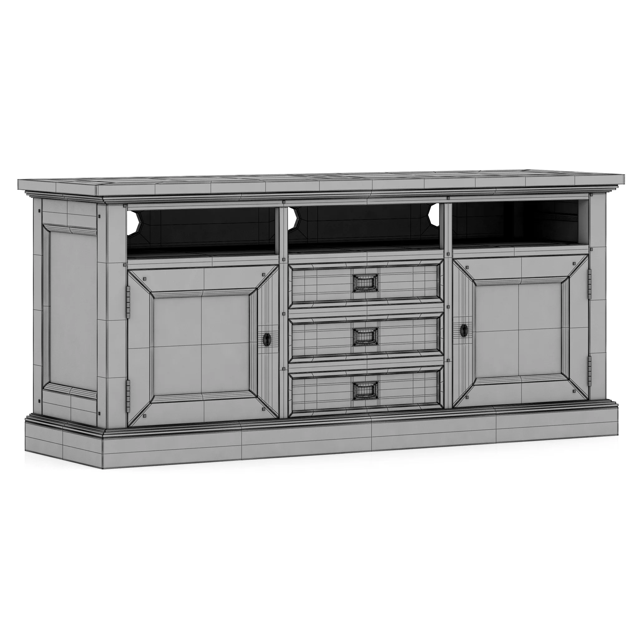 Dantone Home Oxford TV Stand — 3D model preview 19