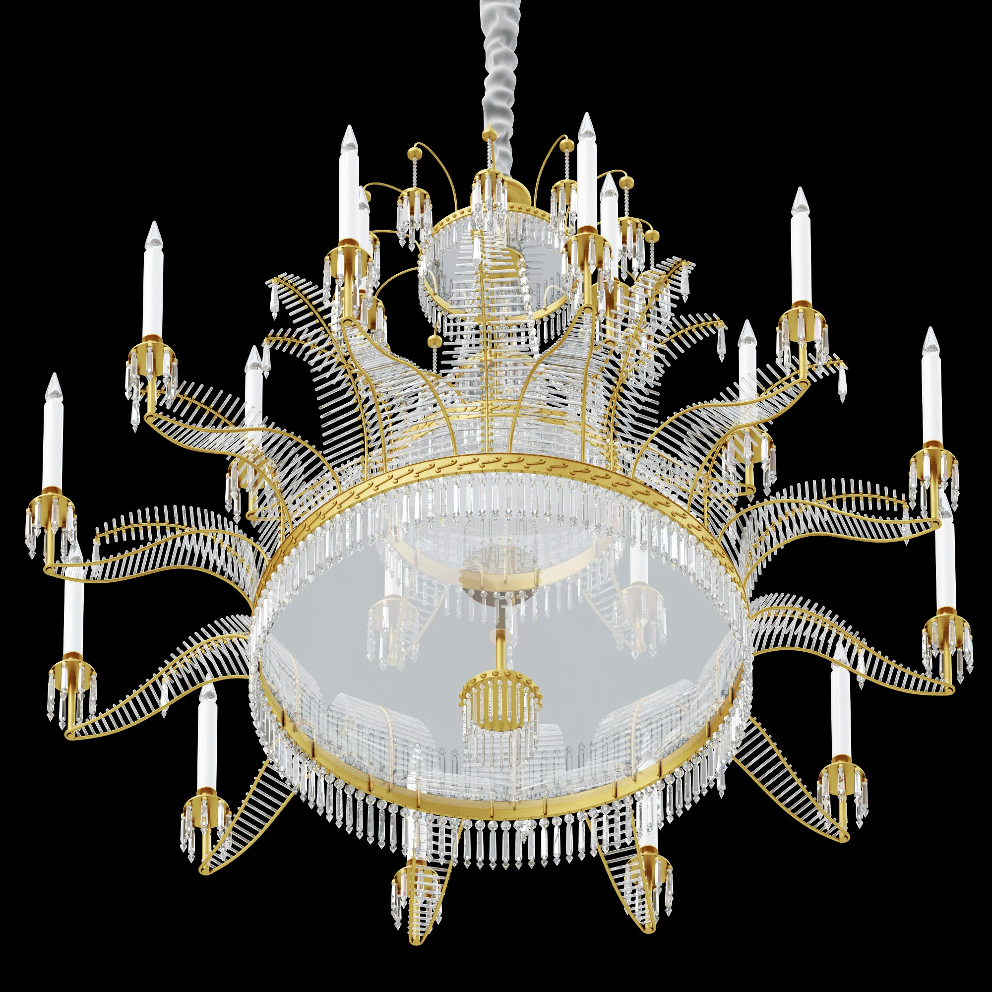Chandelier LX 130 — 3D model preview 4