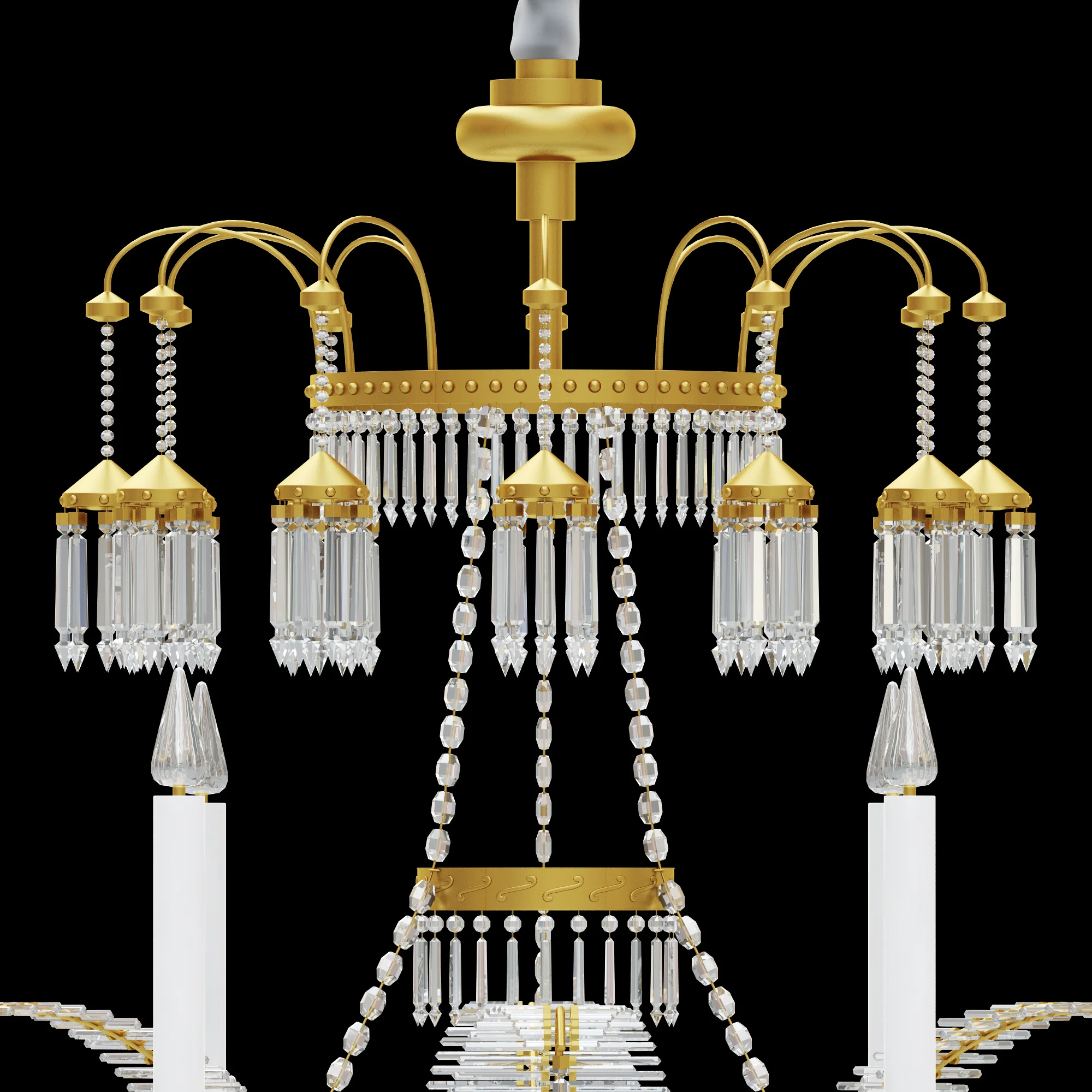 Chandelier LX 130 — 3D model preview 5