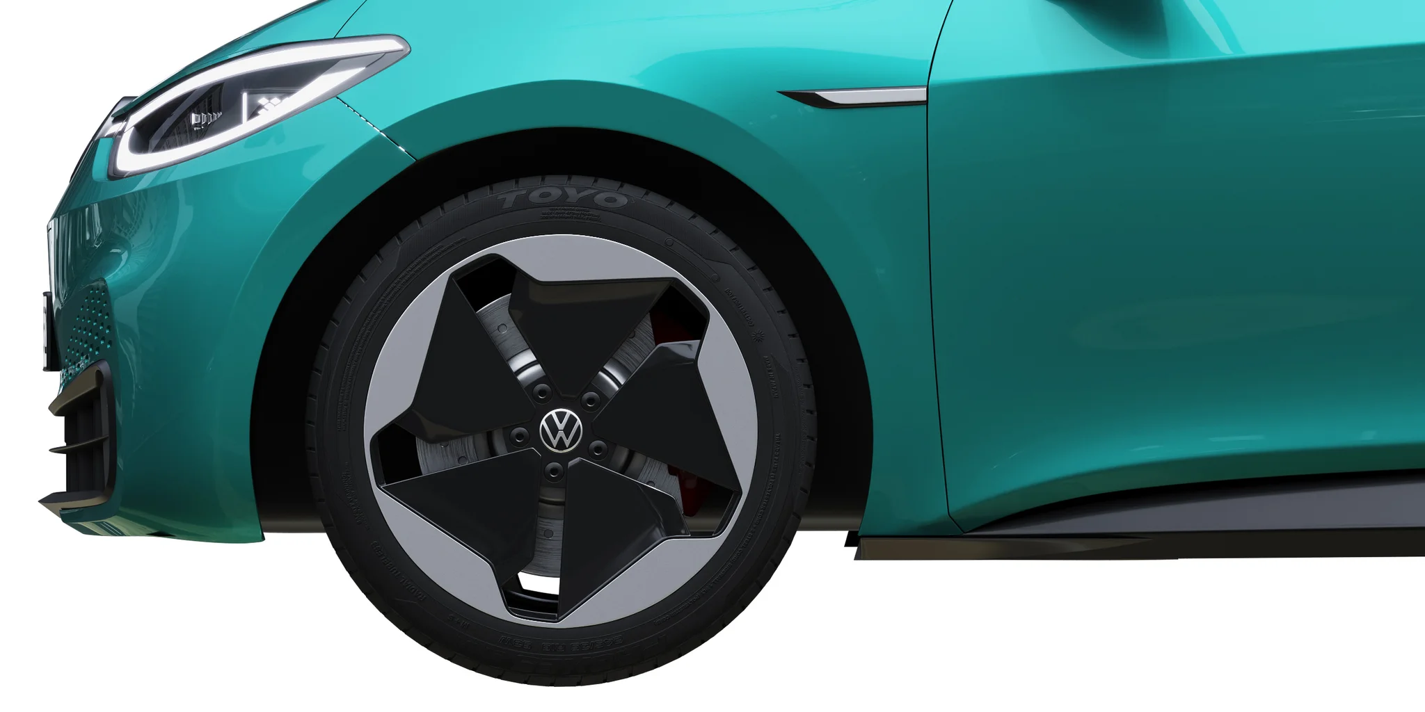 Volkswagen ID3, 3D model preview 1