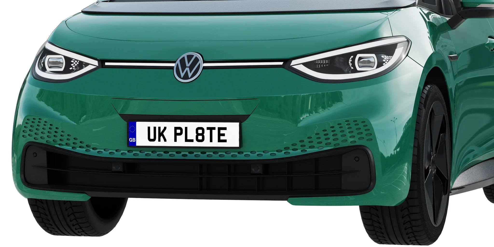 Volkswagen ID3, 3D model preview 4