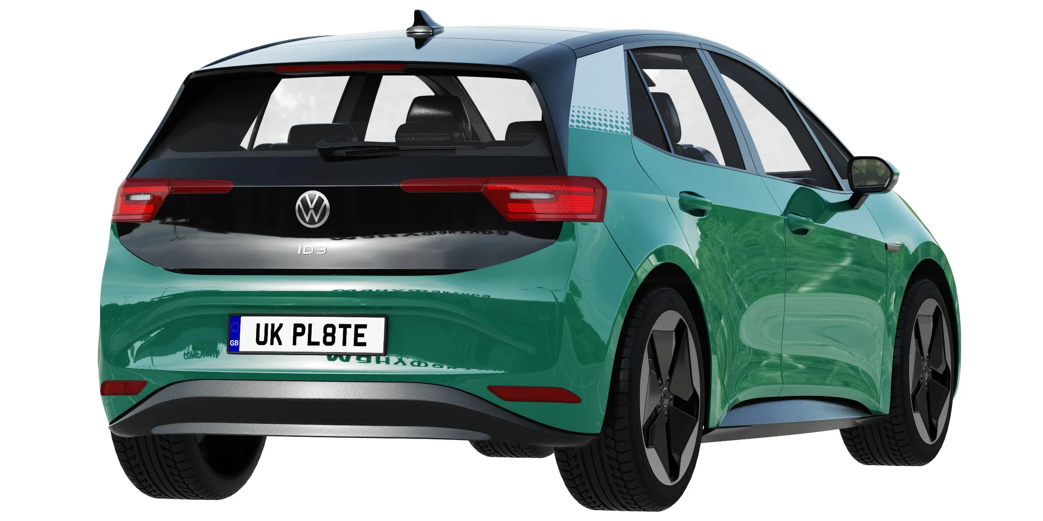 Volkswagen ID3, 3D model preview 9