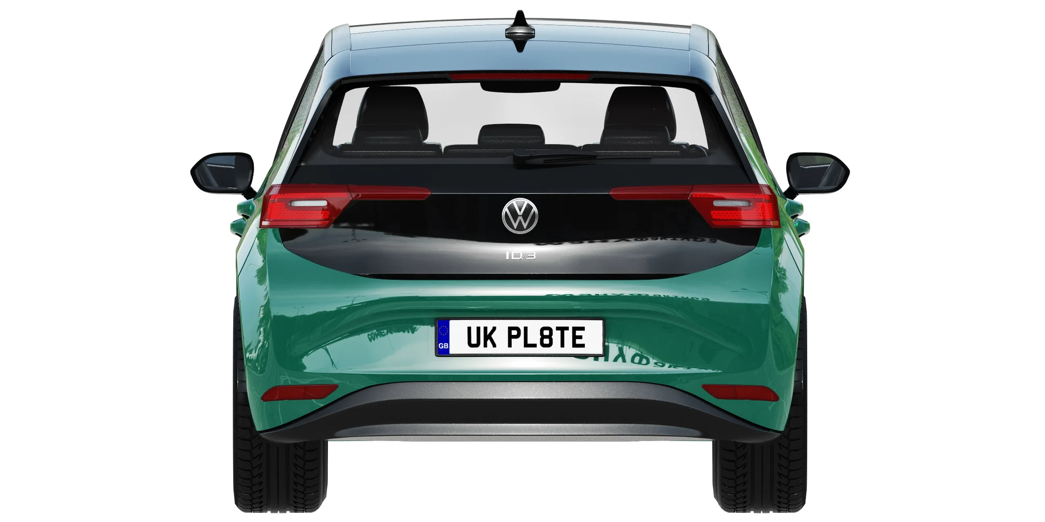 Volkswagen ID3, 3D model preview 11