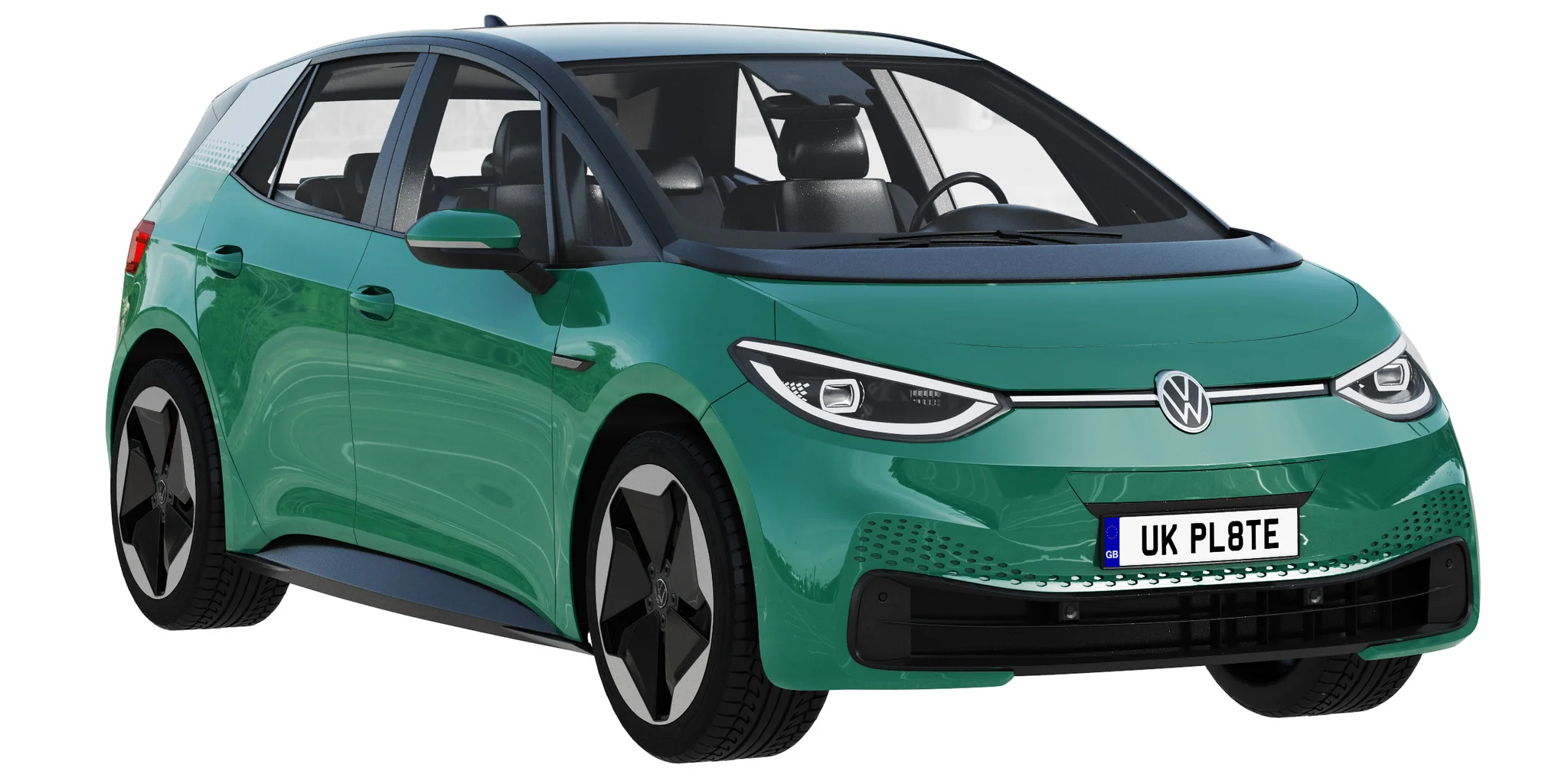 Volkswagen ID3, 3D model preview 19