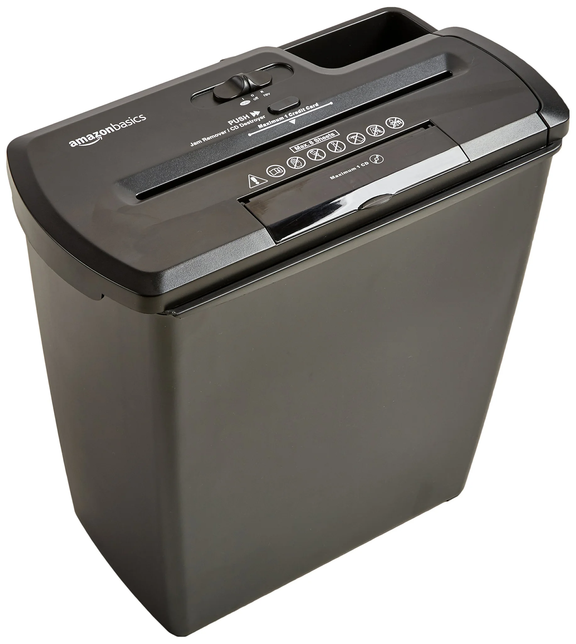 AmazonBasics Strip-Cut Paper Shredder with CD Slot