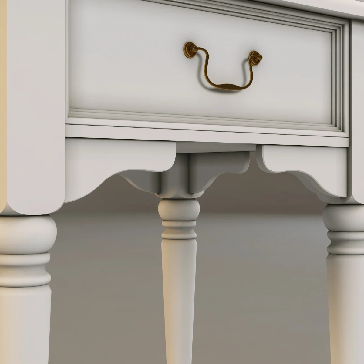 Laura Ashley Bedstand2, 3D model preview 1