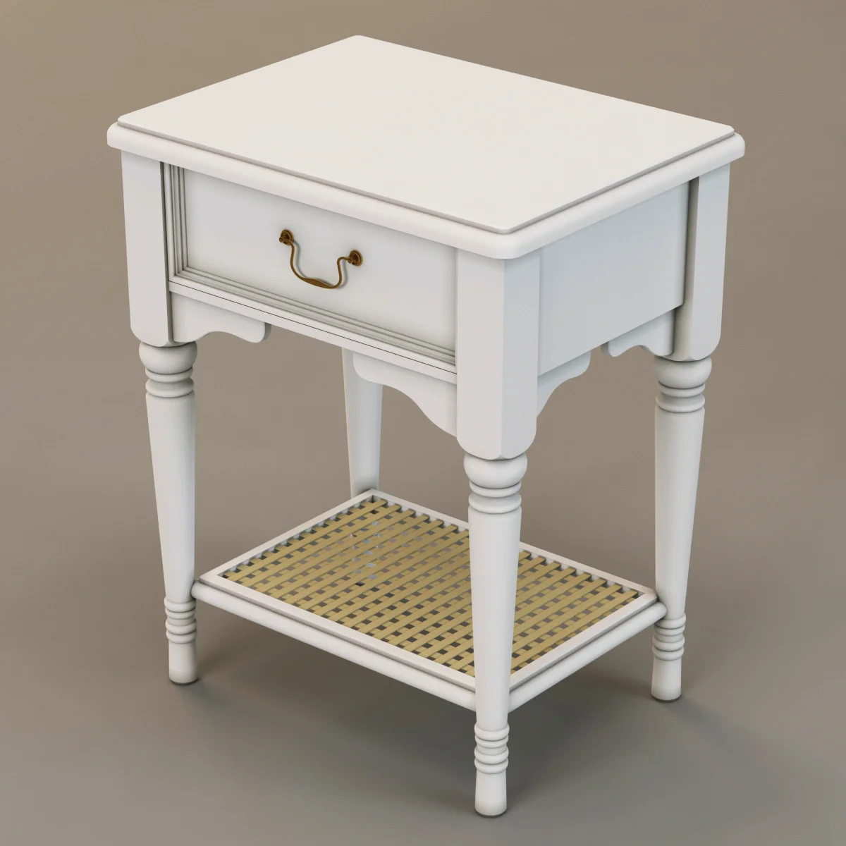 Laura Ashley Bedstand2, 3D model preview 3
