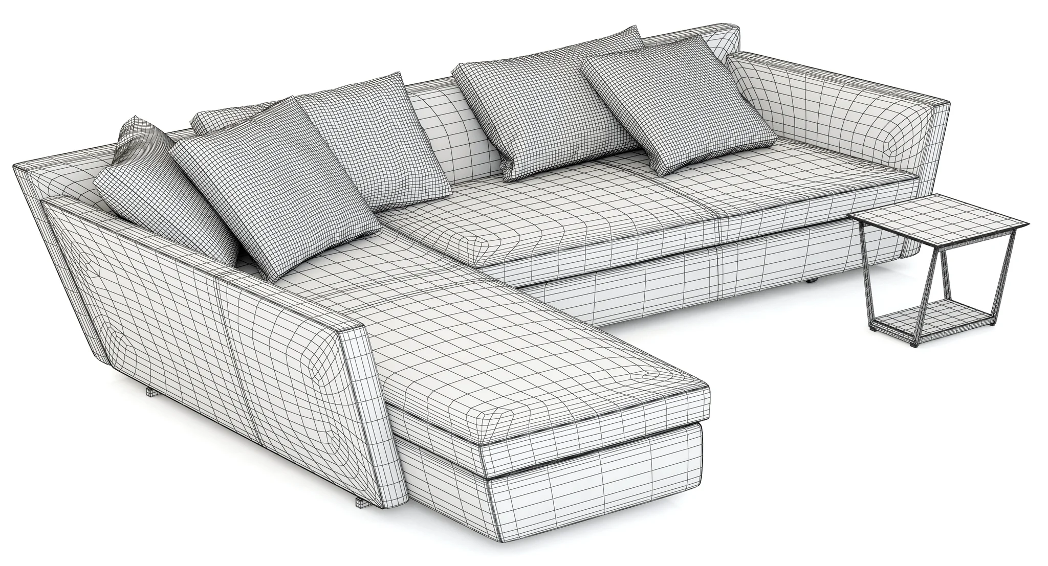 Flexform Adagio Sofa — 3D model preview 2