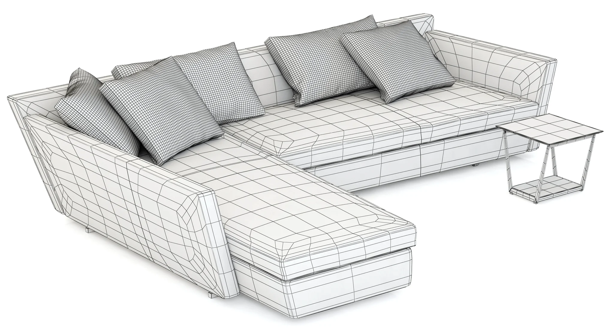 Flexform Adagio Sofa — 3D model preview 3