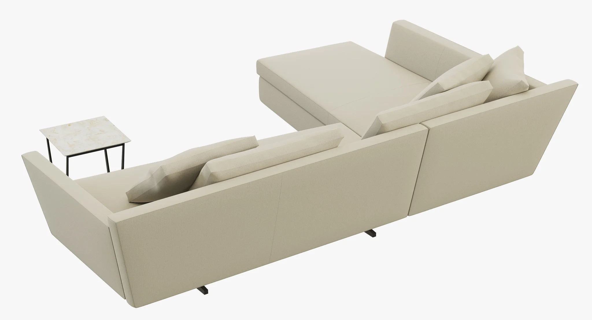 Flexform Adagio Sofa — 3D model preview 7