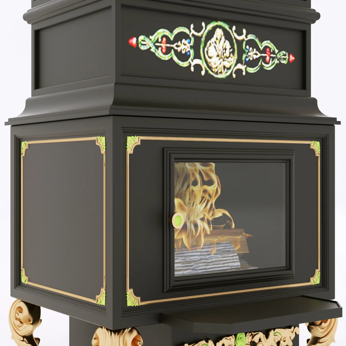 Fireplace — 3D model preview 5