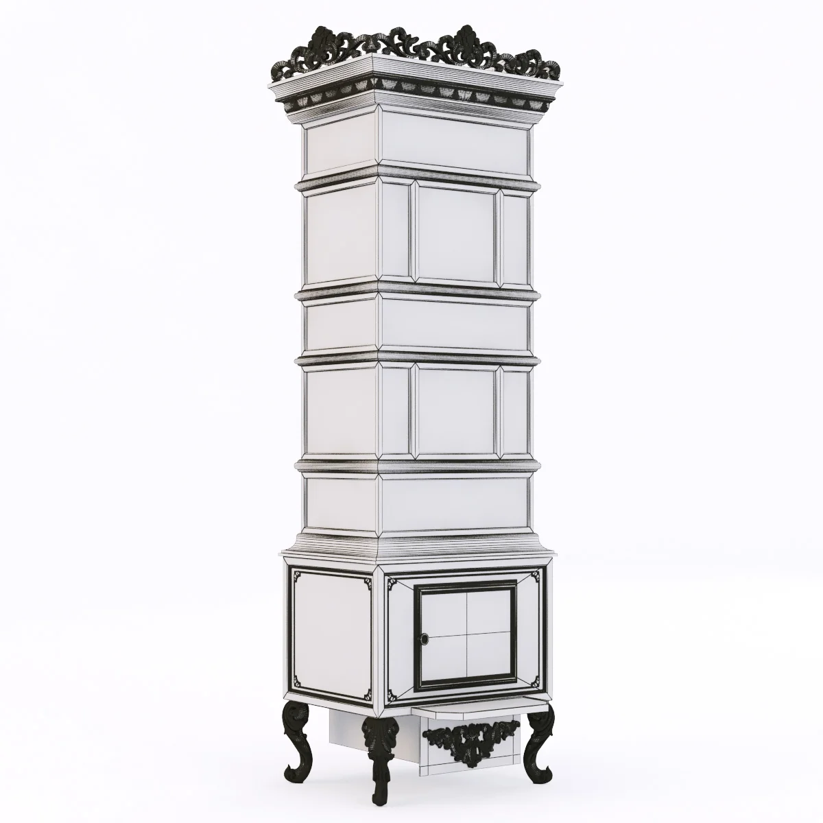 Fireplace — 3D model preview 8