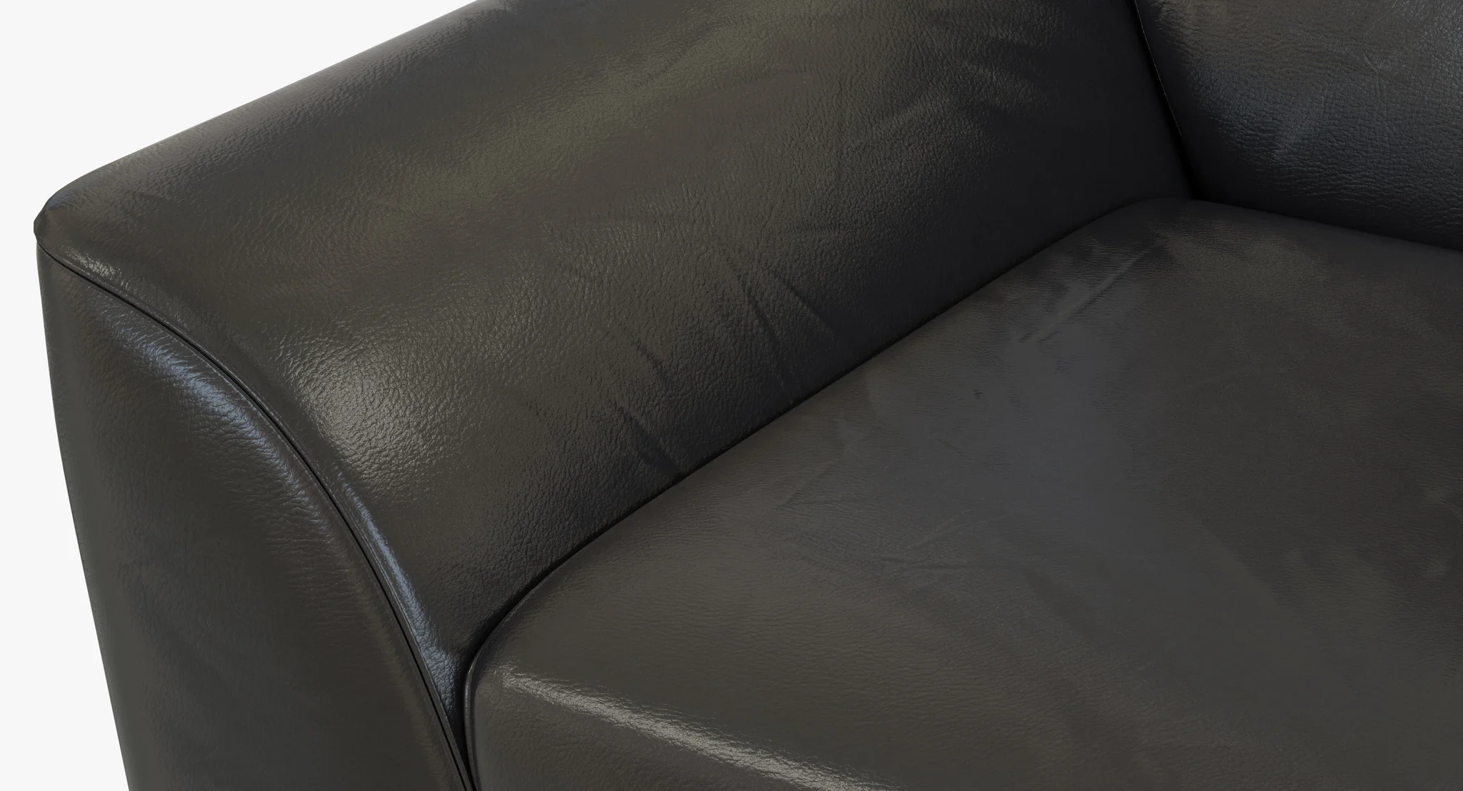 Roche Bobois REFLEXION LARGE 3 SEAT SOFA — 3D model preview 4