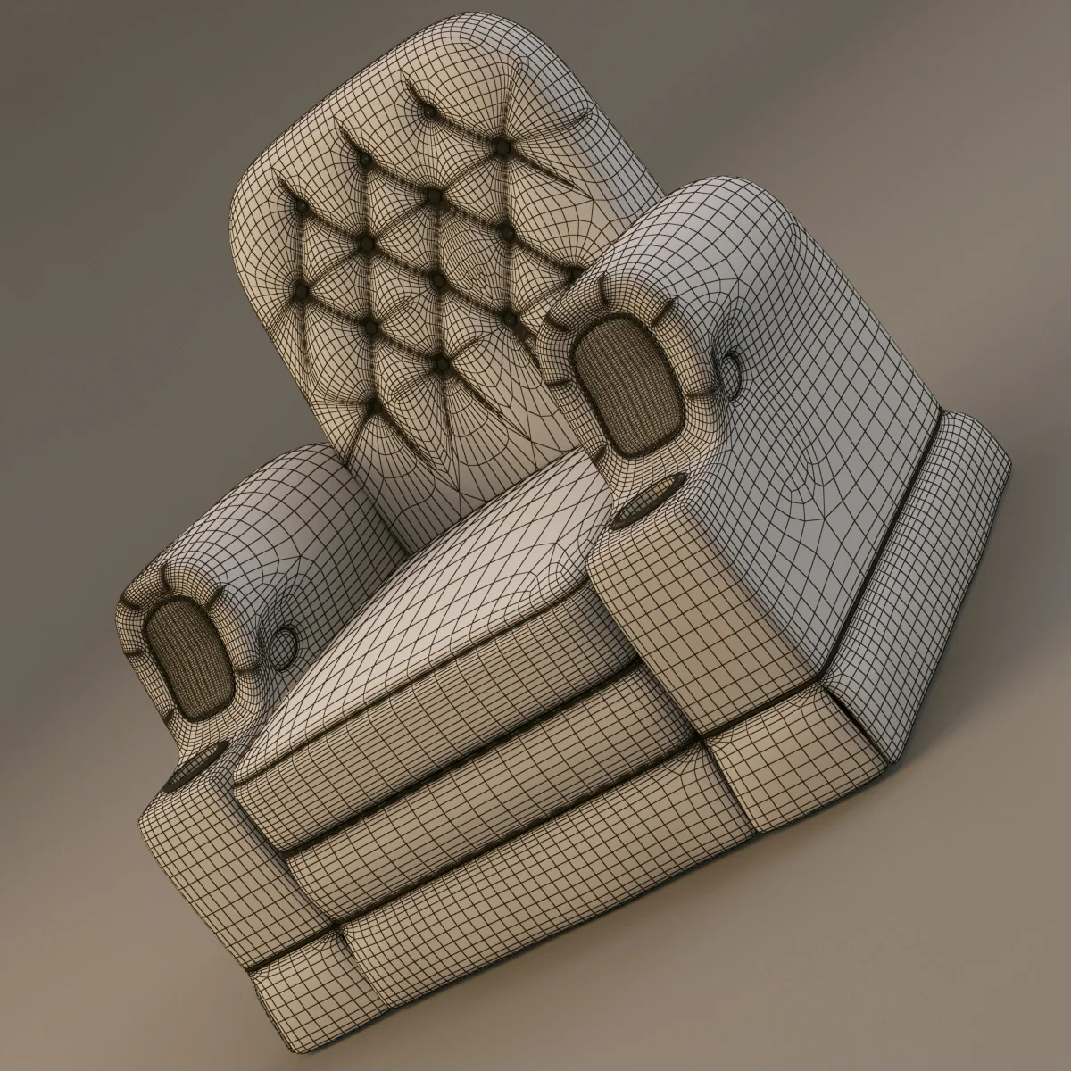 Cinema Seat — 3D model preview 1
